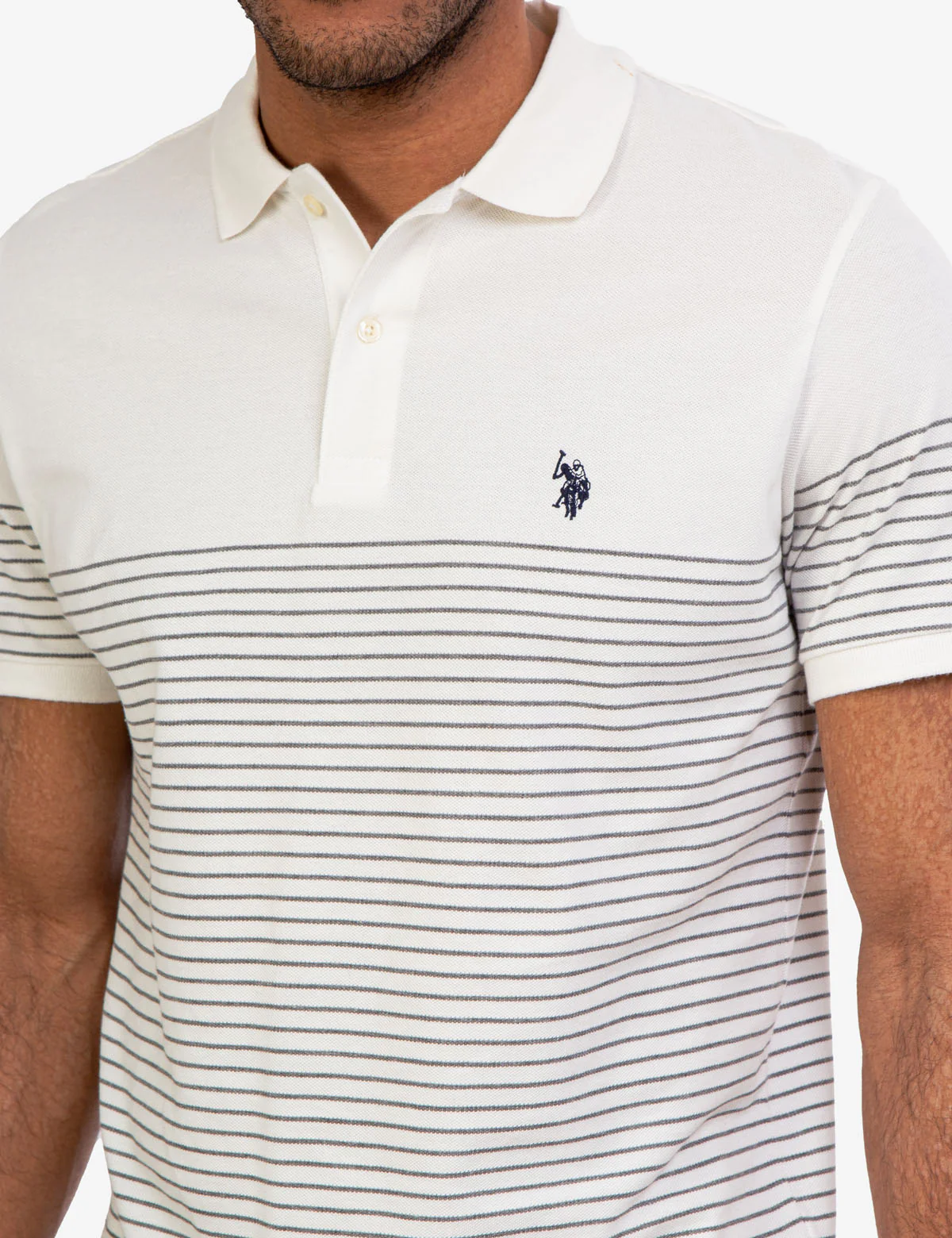 STRIPE PIQUE POLO SHIRT - Image 14