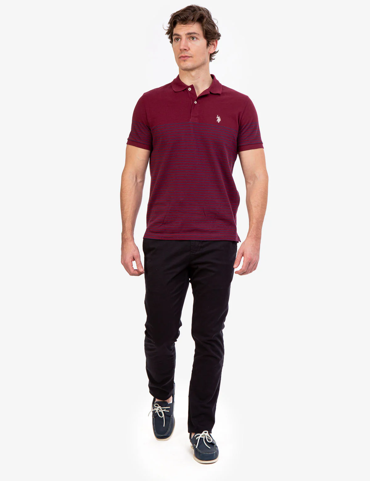STRIPE PIQUE POLO SHIRT - Image 2