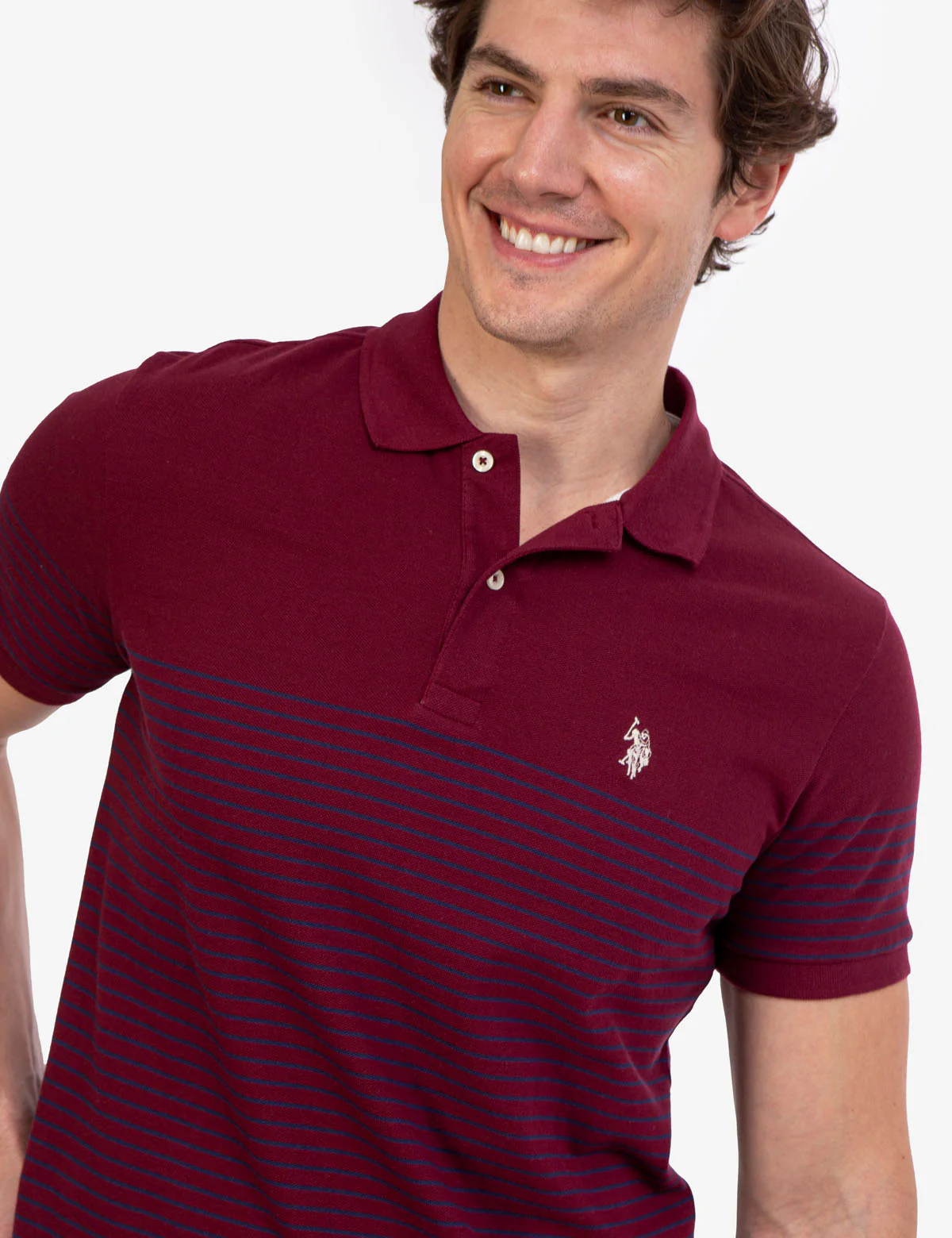 STRIPE PIQUE POLO SHIRT - Image 5