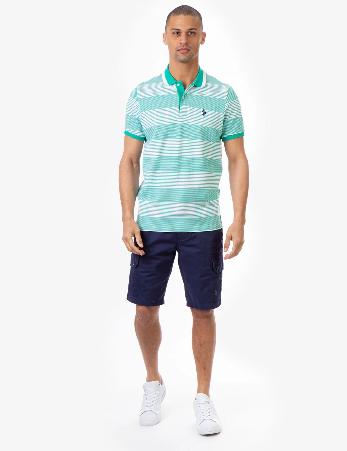 STRIPE PIQUE POLO SHIRT - Image 7