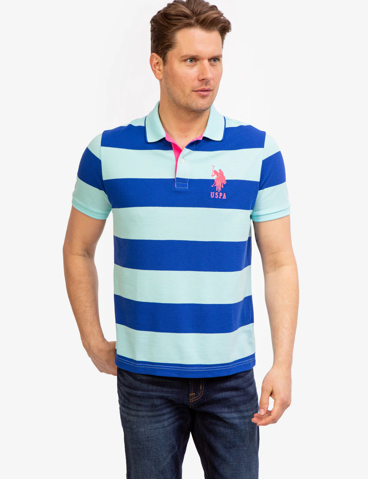 STRIPE PIQUE POLO SHIRT - Image 12