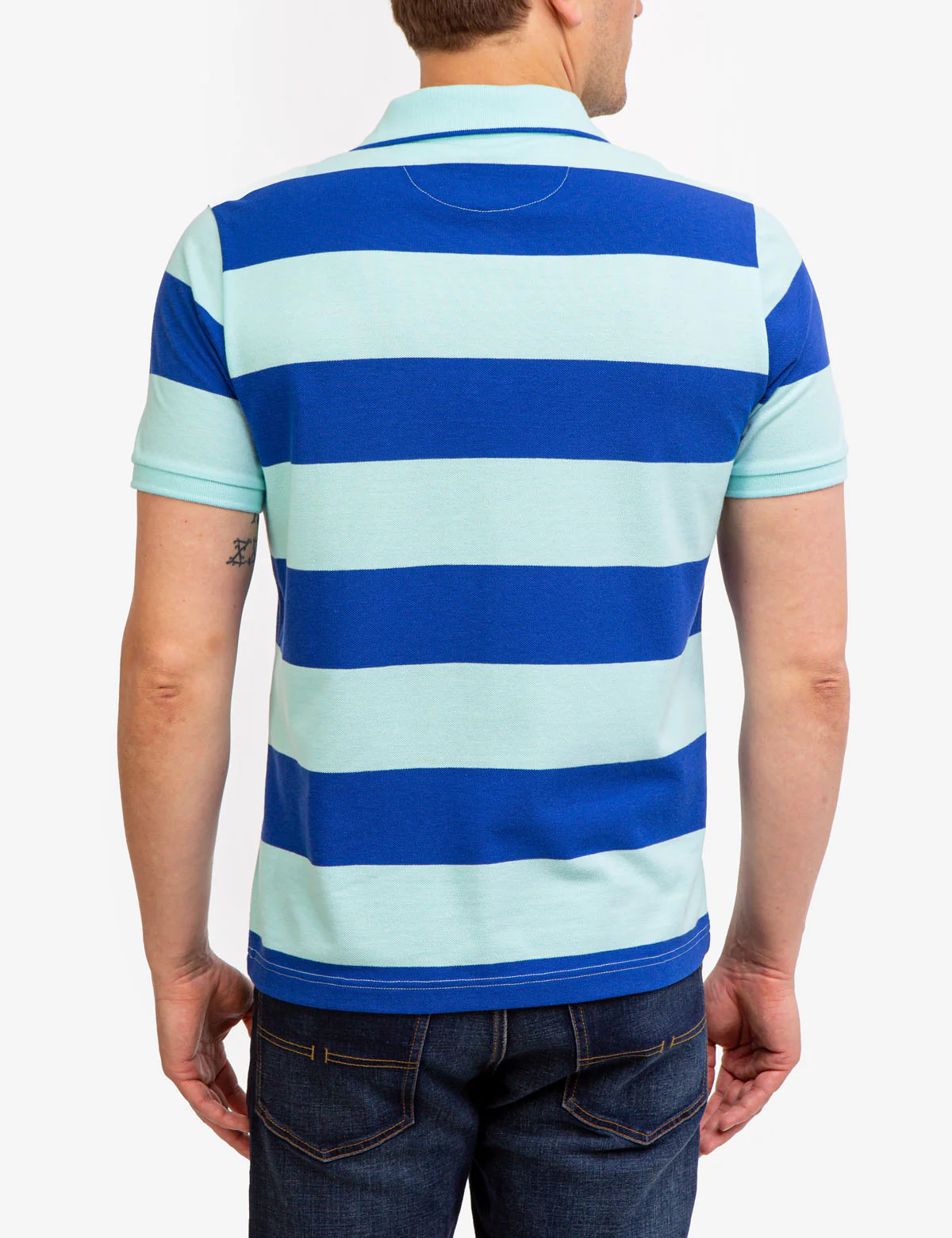 STRIPE PIQUE POLO SHIRT - Image 14
