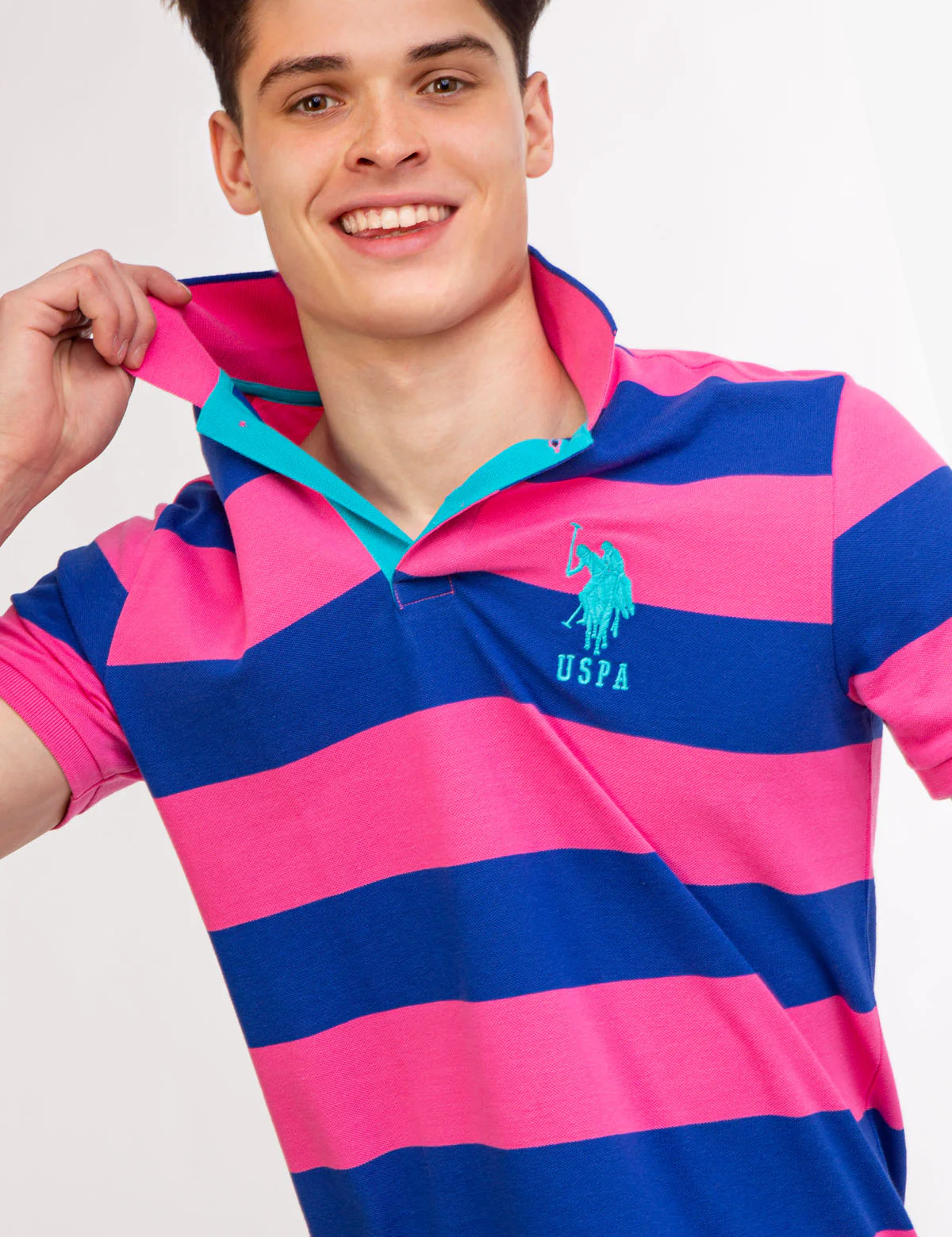 STRIPE PIQUE POLO SHIRT - Image 8