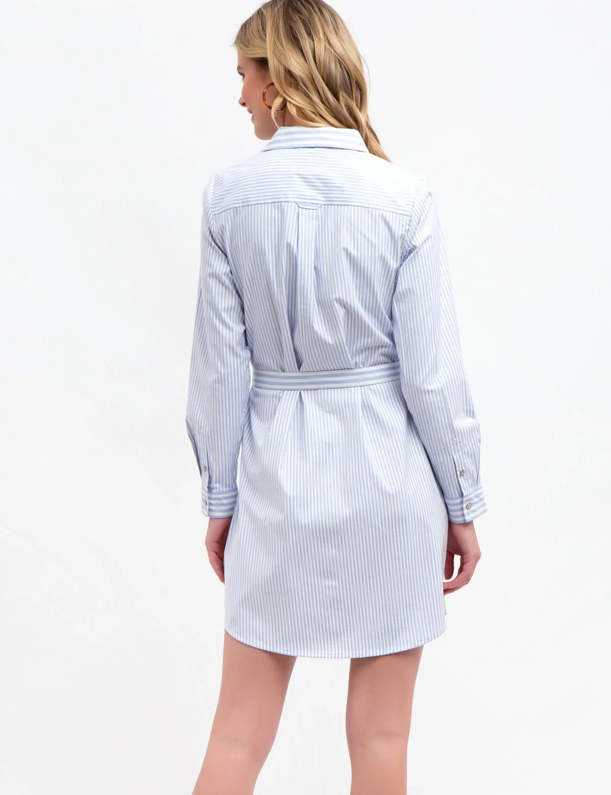 STRIPED OXFORD DRESS - Image 8