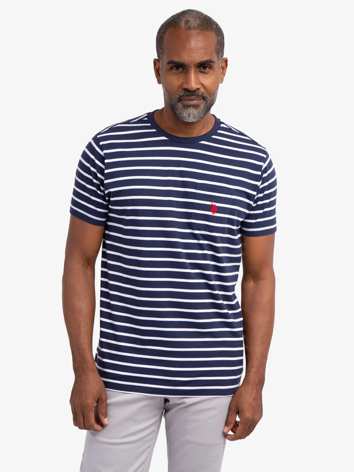 STRIPED CHEST POCKET T-SHIRT - Image 12