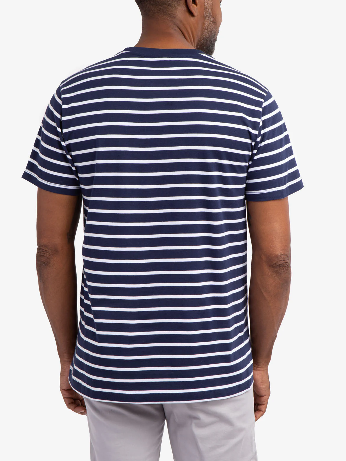 STRIPED CHEST POCKET T-SHIRT - Image 15