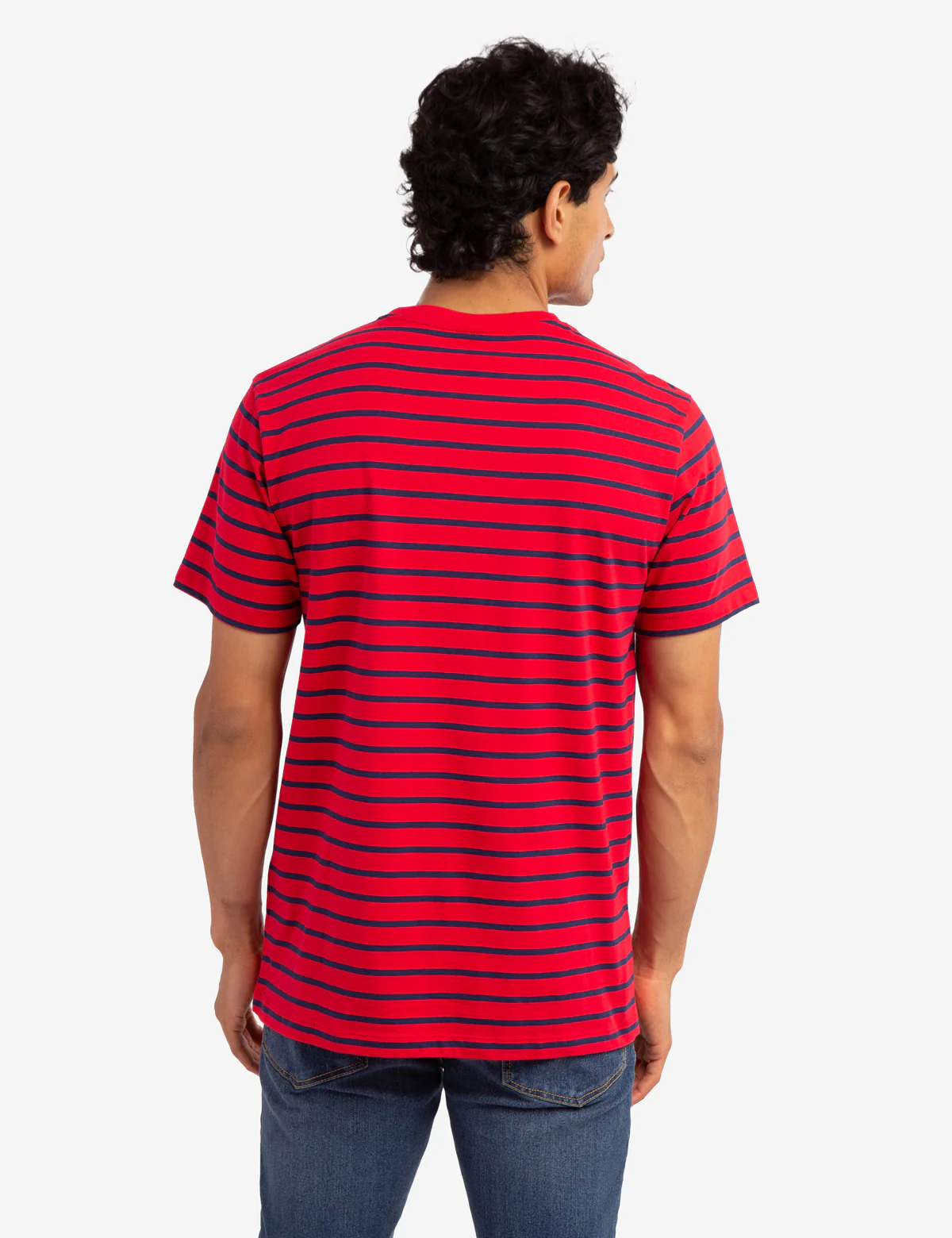 STRIPED CHEST POCKET T-SHIRT - Image 4