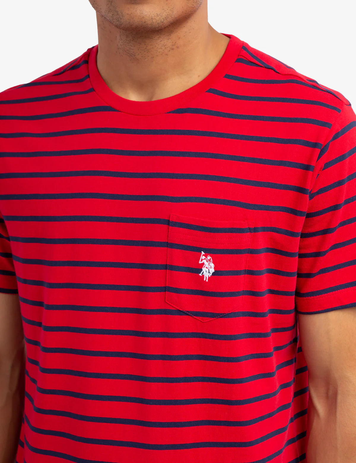 STRIPED CHEST POCKET T-SHIRT - Image 5
