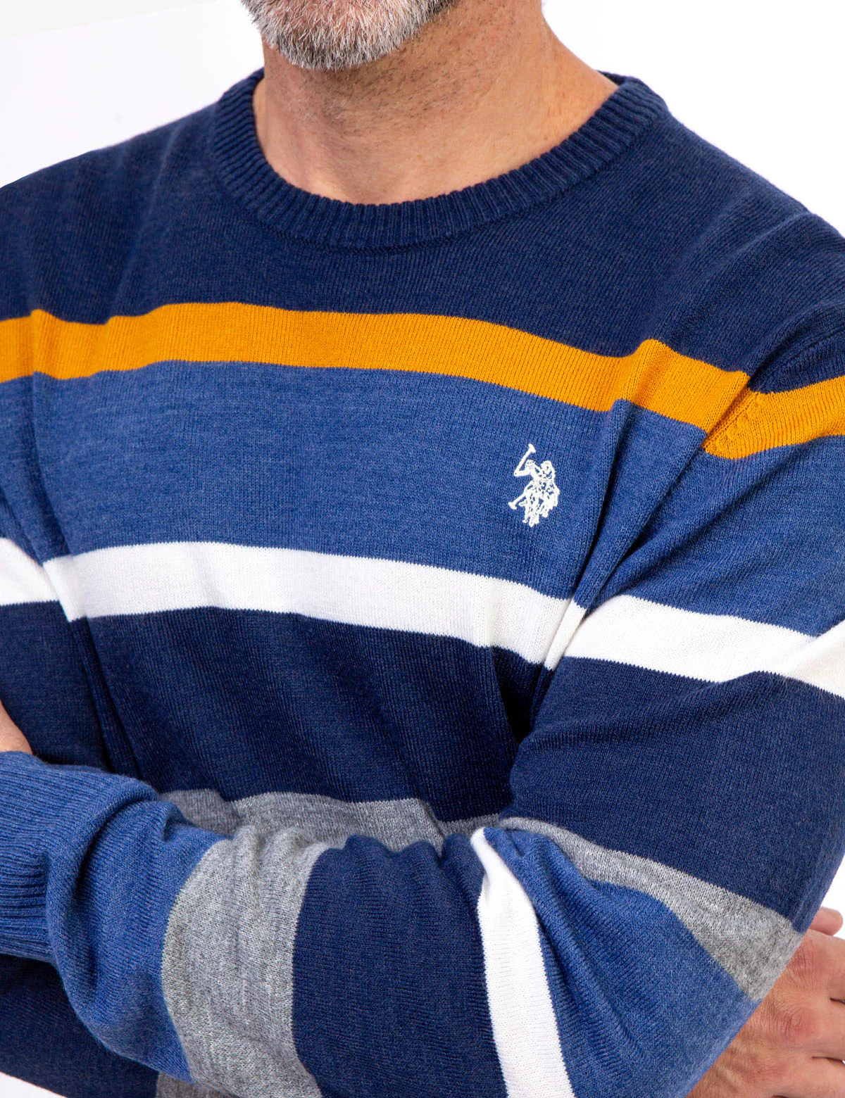 STRIPED CREW NECK SWEATER - Image 7