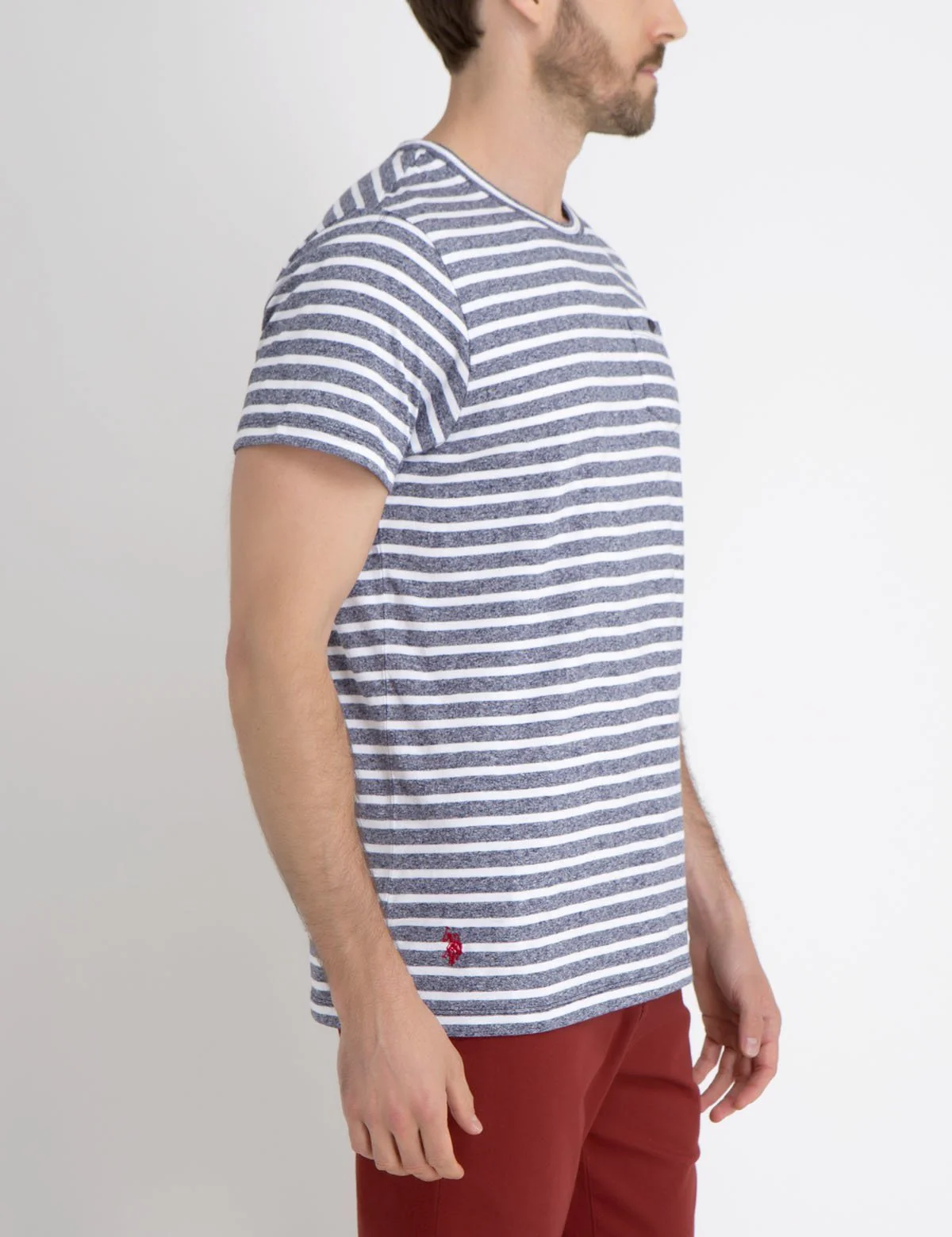 STRIPED POCKET T-SHIRT - Image 6
