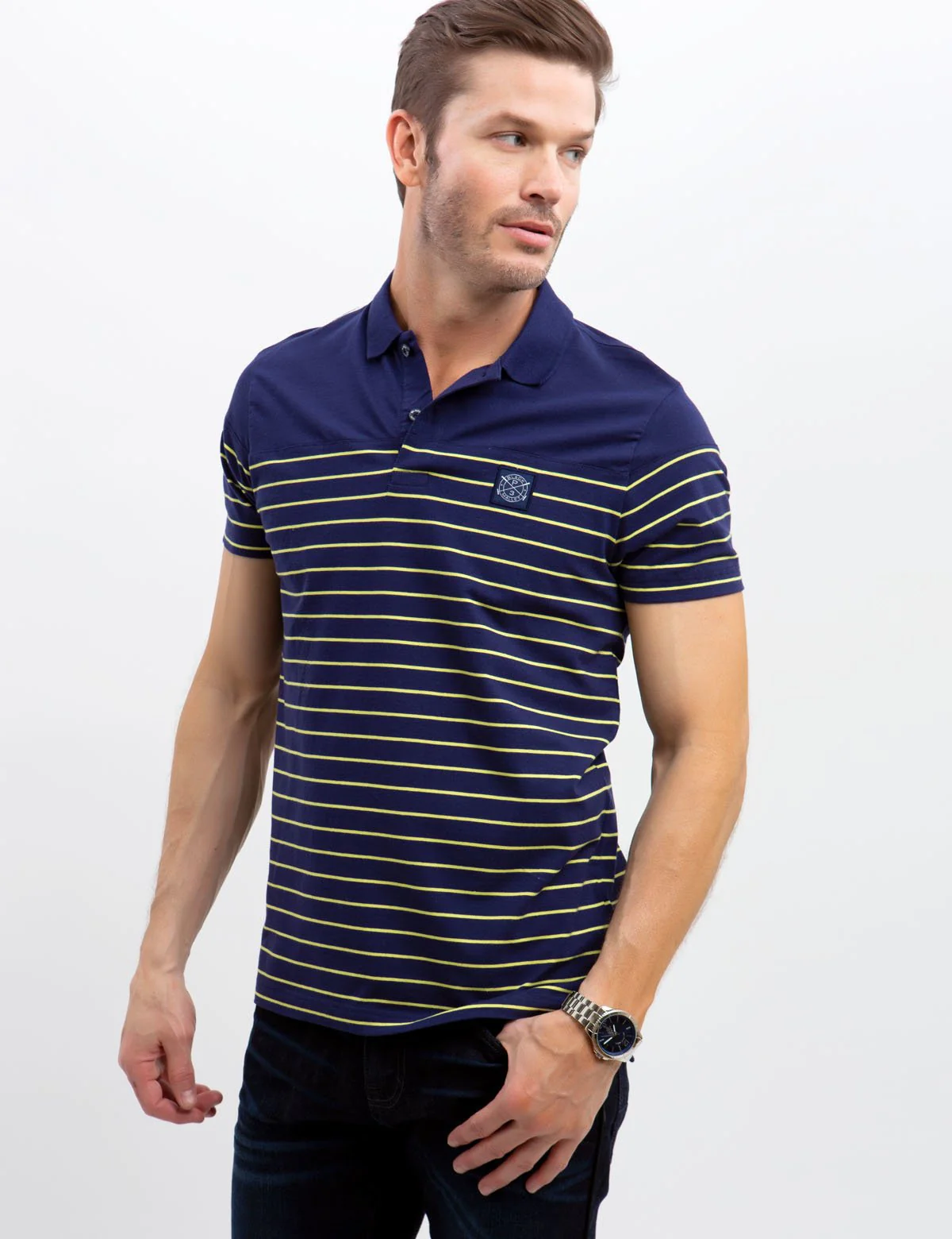 SLIM FIT STRETCH JERSEY POLO SHIRT - Image 10