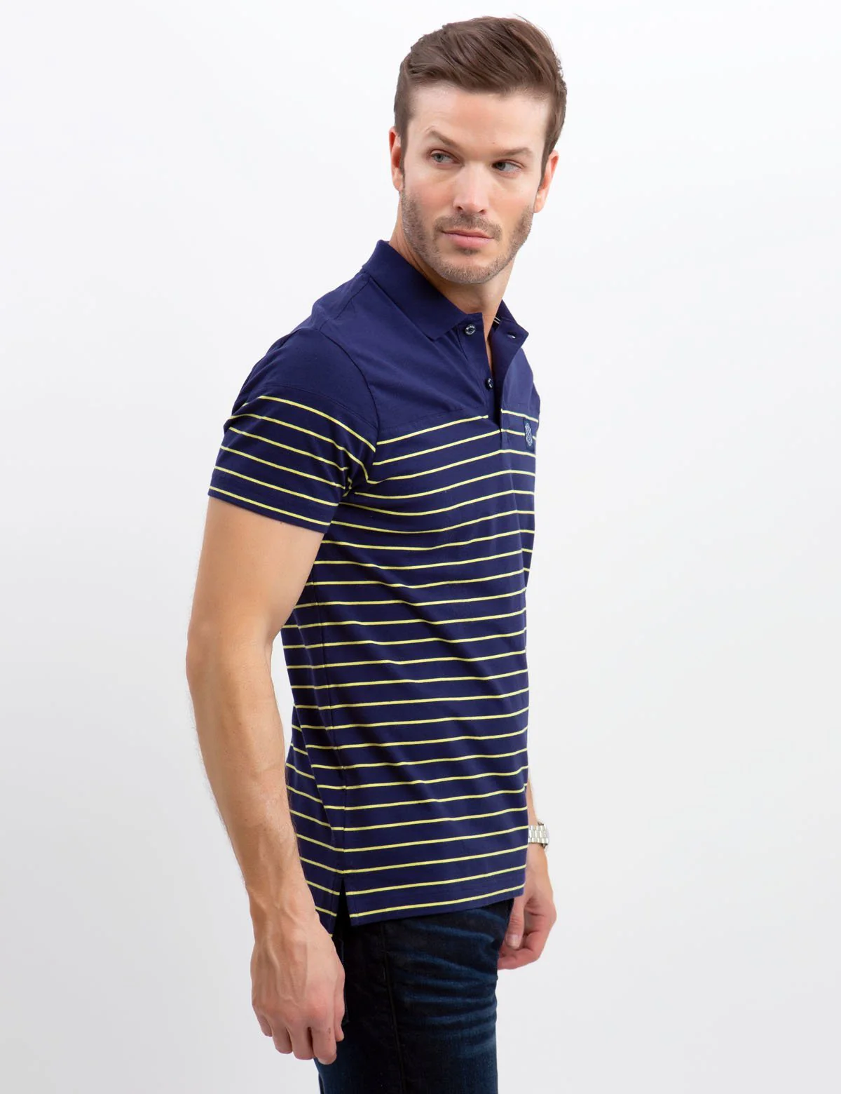 SLIM FIT STRETCH JERSEY POLO SHIRT - Image 7
