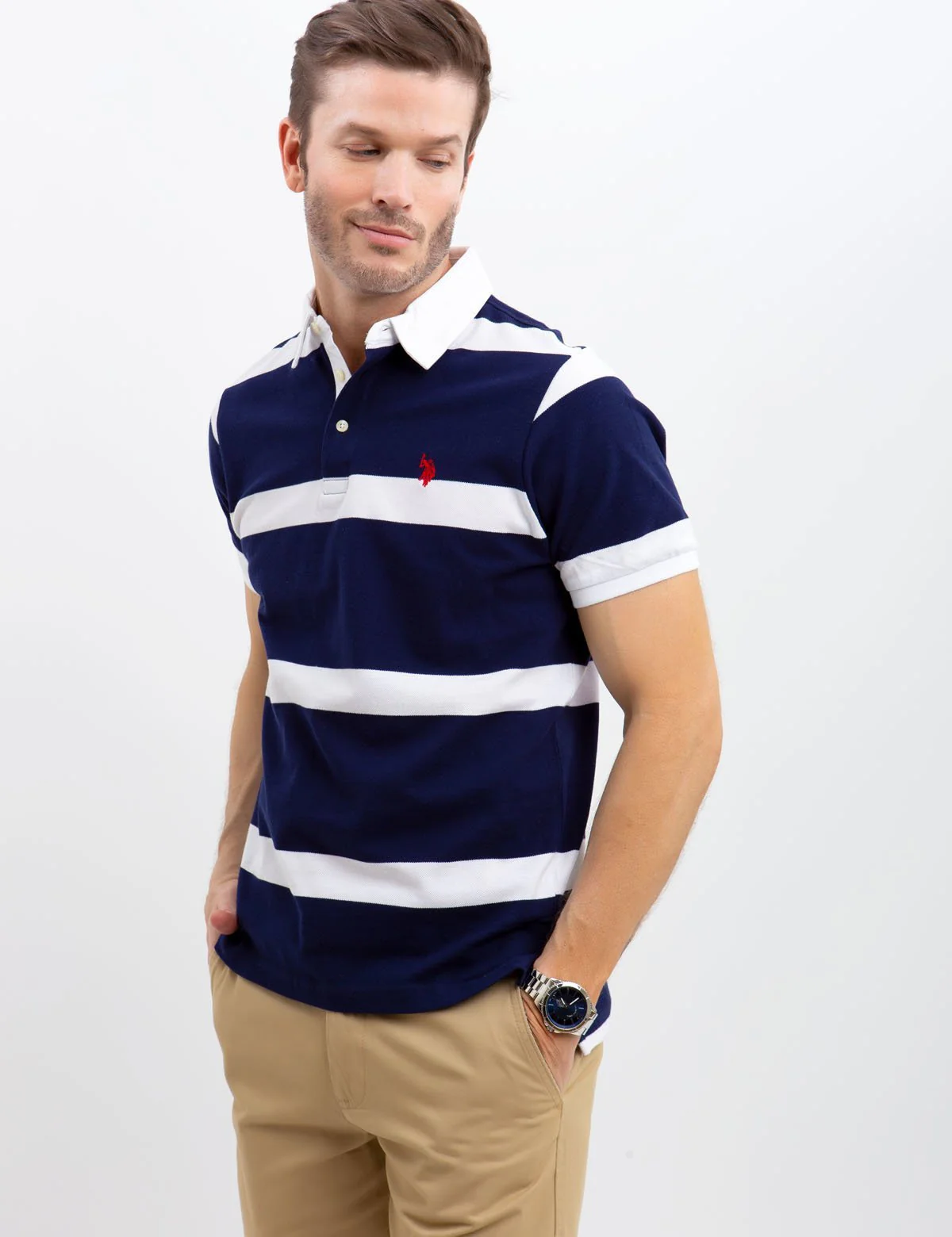 STRIPED POLO SHIRT - Image 5