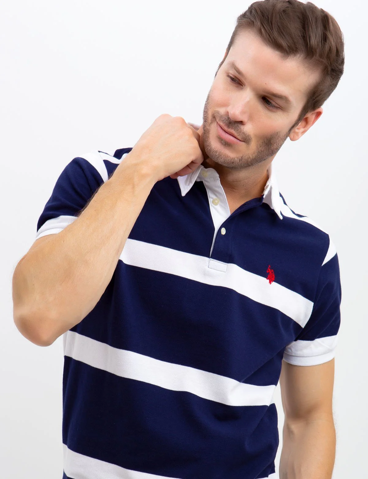 STRIPED POLO SHIRT - Image 6