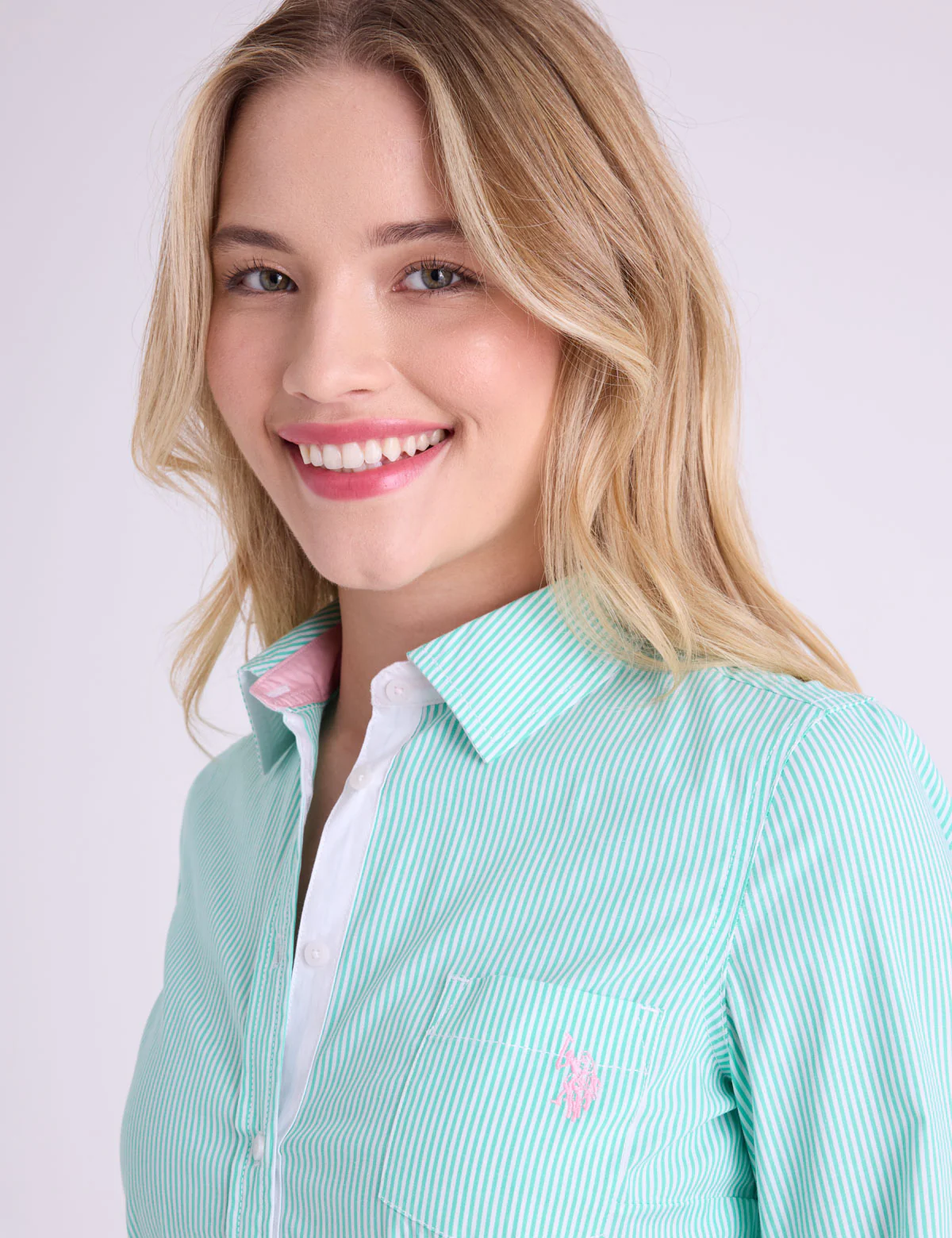 STRIPED POPLIN LONG SLEEVE SHIRT - Image 7