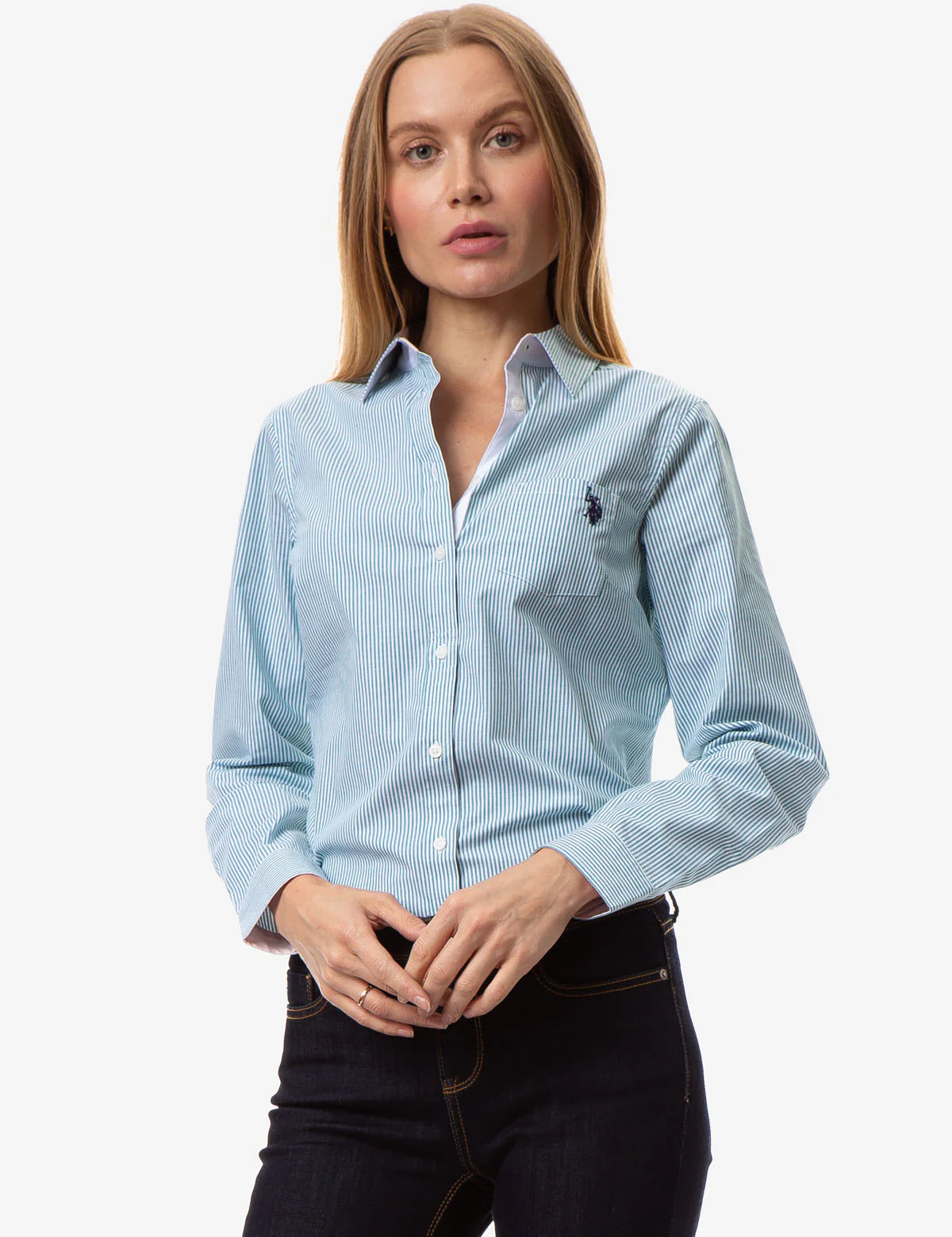 STRIPED POPLIN LONG SLEEVE SHIRT - Image 16