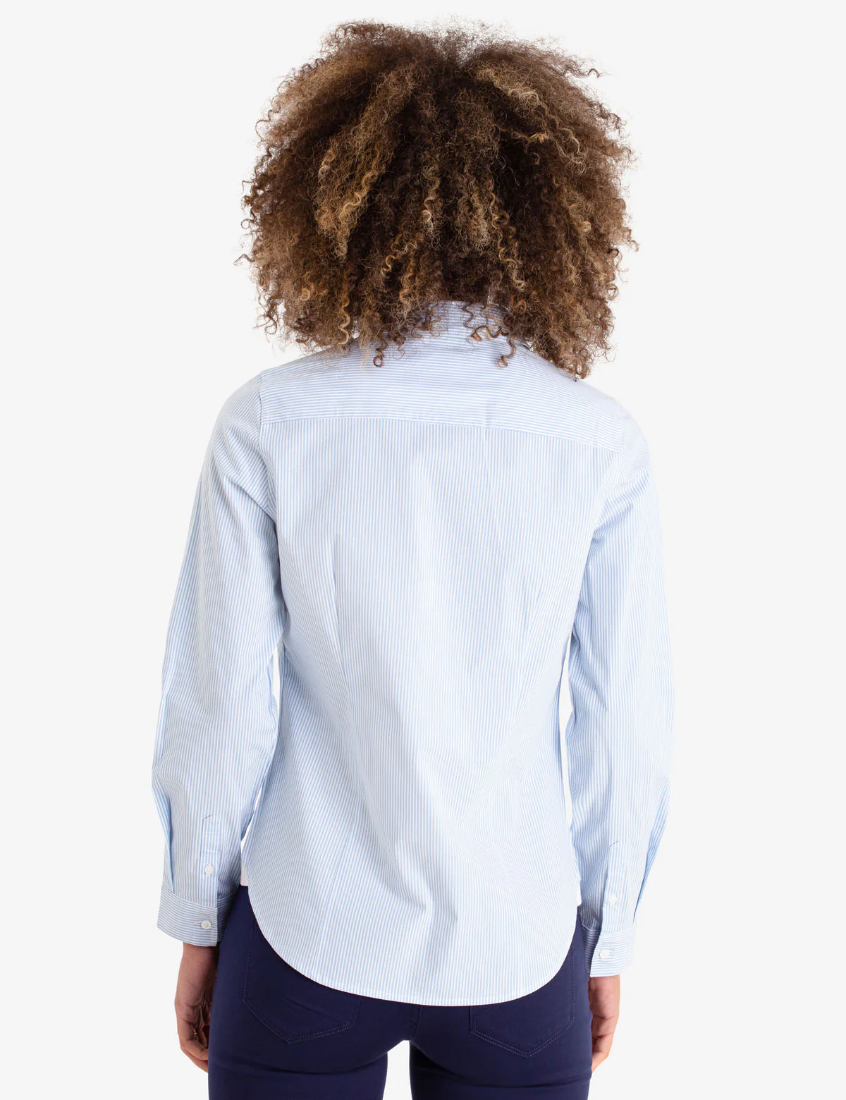 STRIPED POPLIN LONG SLEEVE SHIRT - Image 3