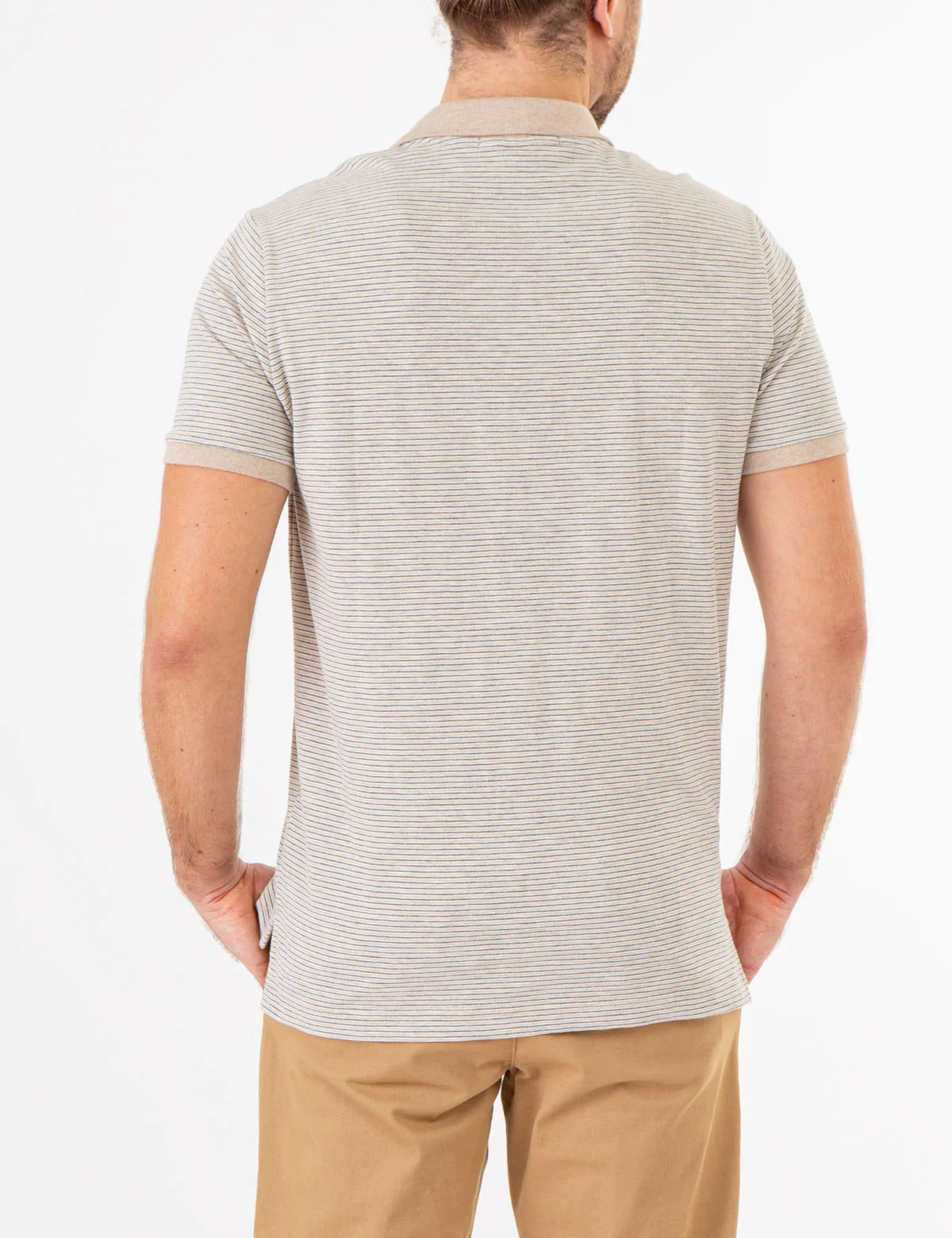 STRIPED SLUB JERSEY POLO SHIRT - Image 10