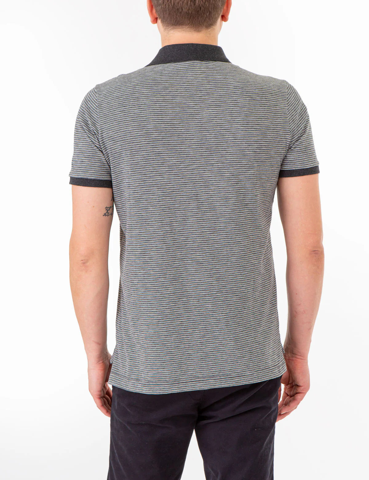 STRIPED SLUB JERSEY POLO SHIRT - Image 12