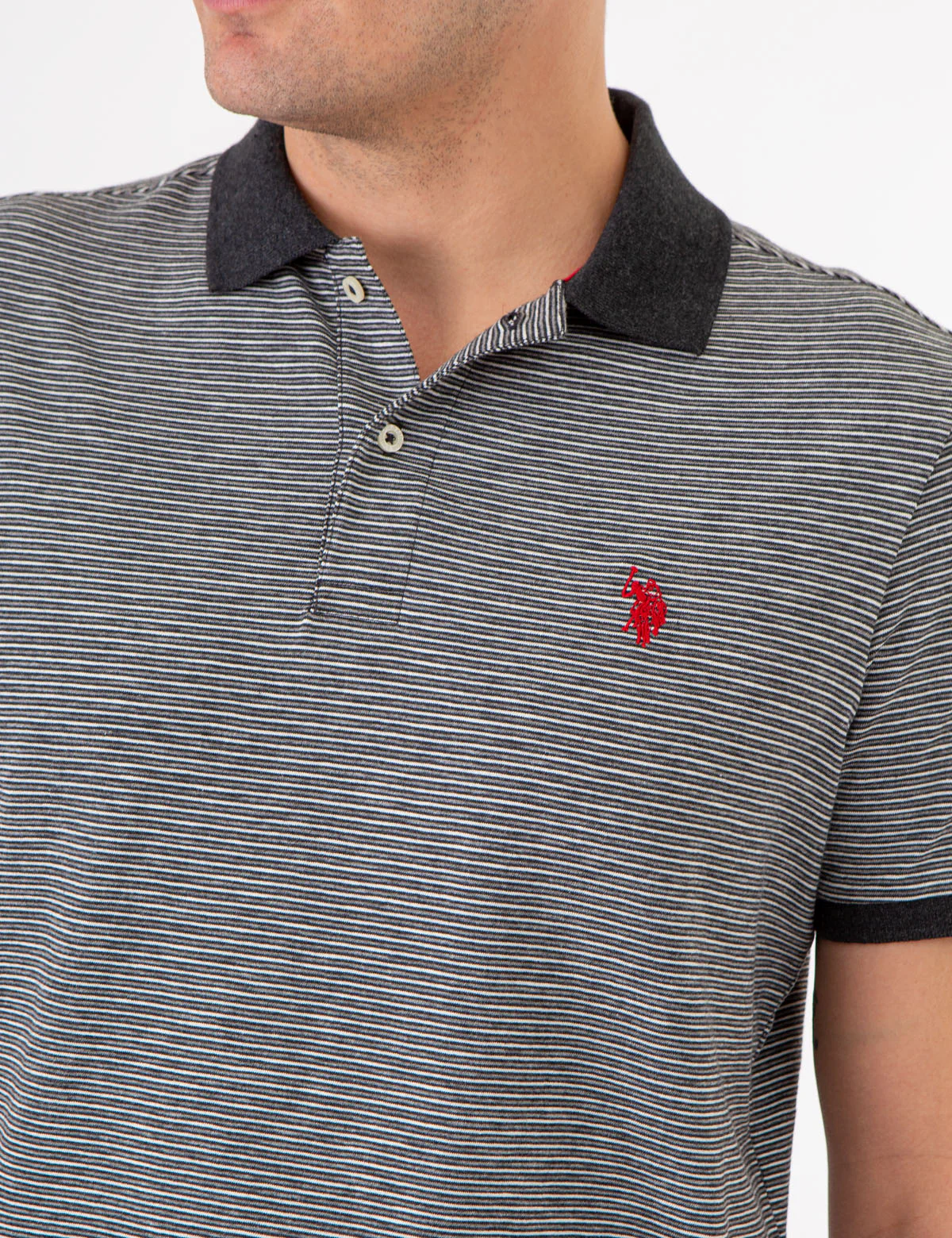 STRIPED SLUB JERSEY POLO SHIRT - Image 13