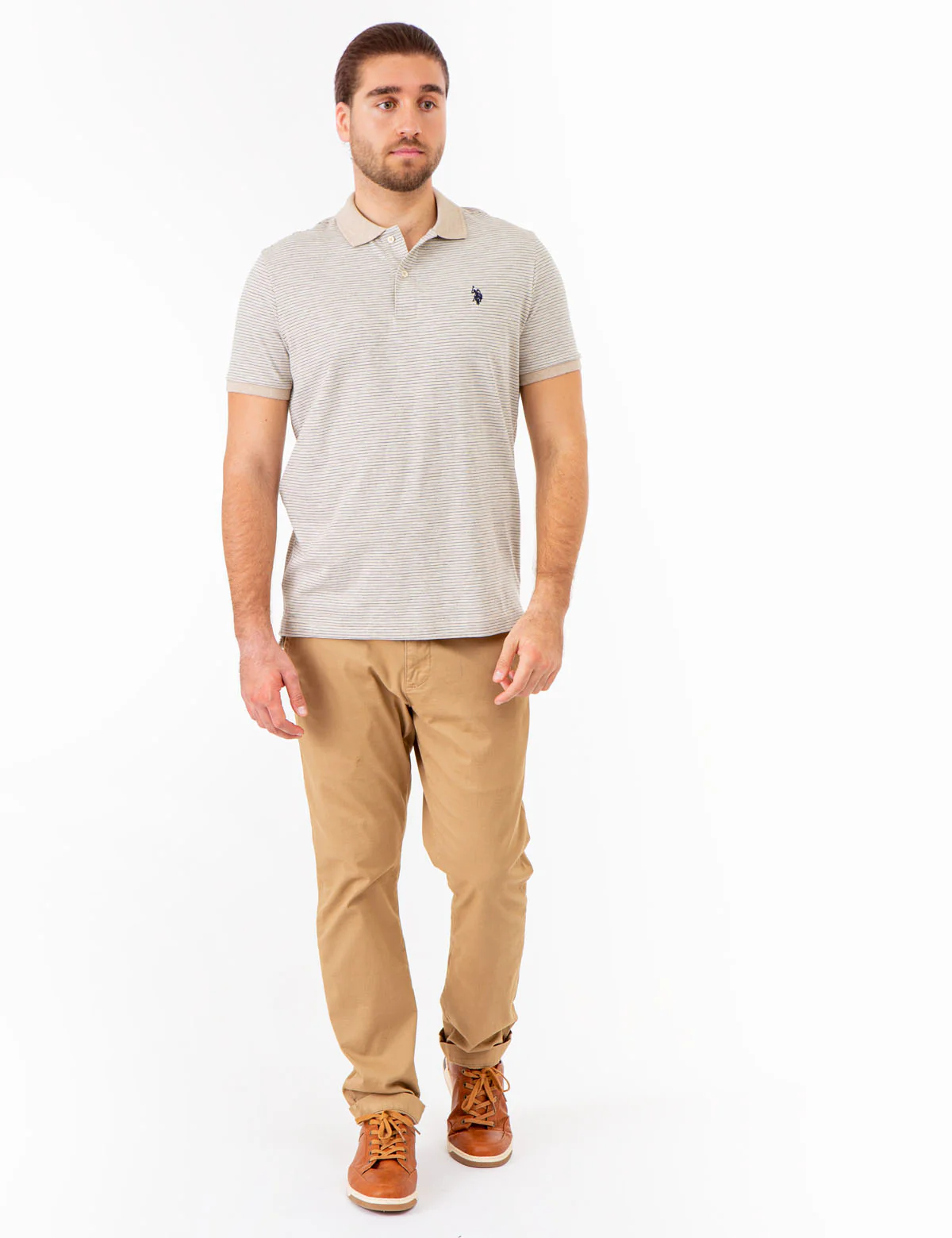 STRIPED SLUB JERSEY POLO SHIRT - Image 7