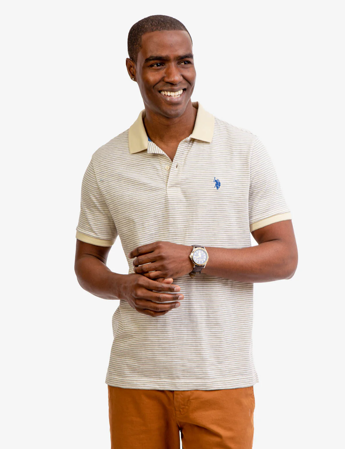 STRIPED SLUB JERSEY POLO SHIRT - Image 11