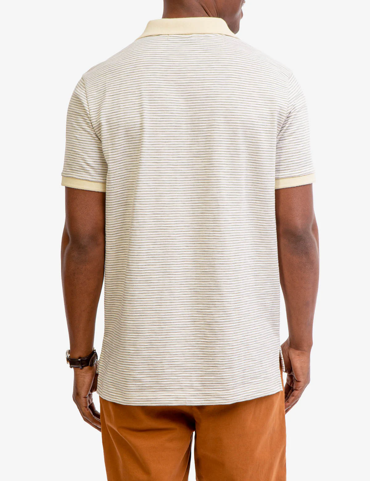 STRIPED SLUB JERSEY POLO SHIRT - Image 14