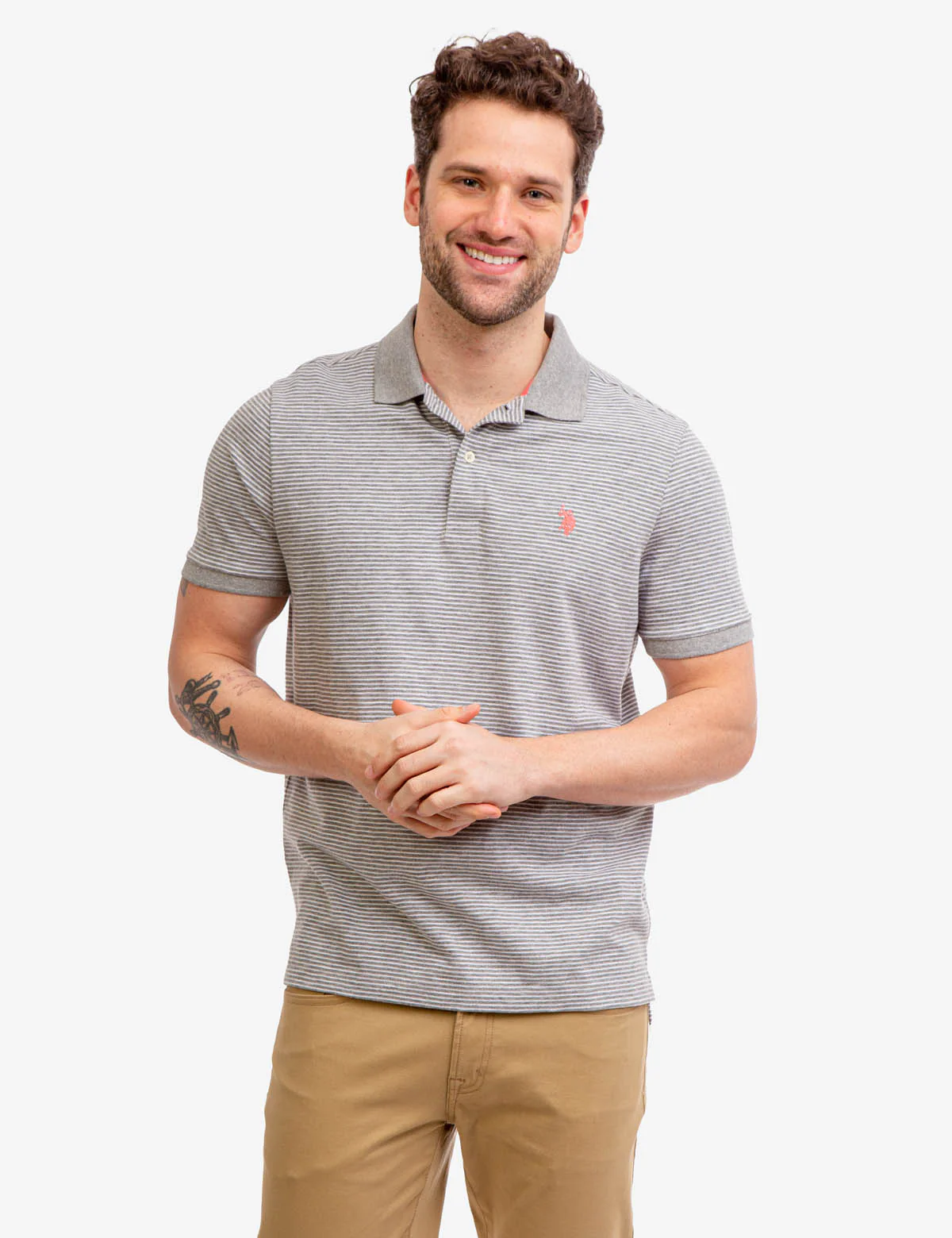 STRIPED SLUB JERSEY POLO SHIRT - Image 16