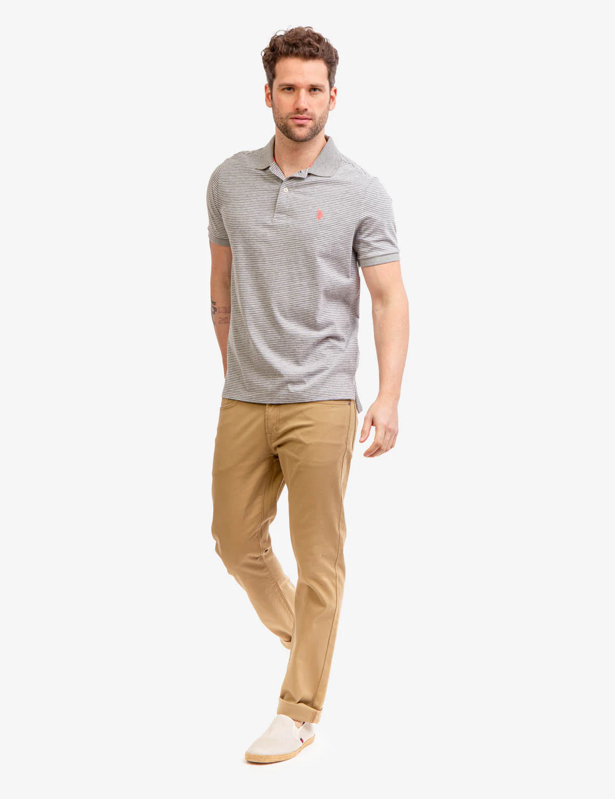 STRIPED SLUB JERSEY POLO SHIRT - Image 17