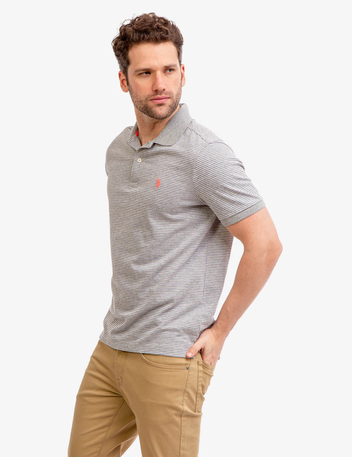 STRIPED SLUB JERSEY POLO SHIRT - Image 18