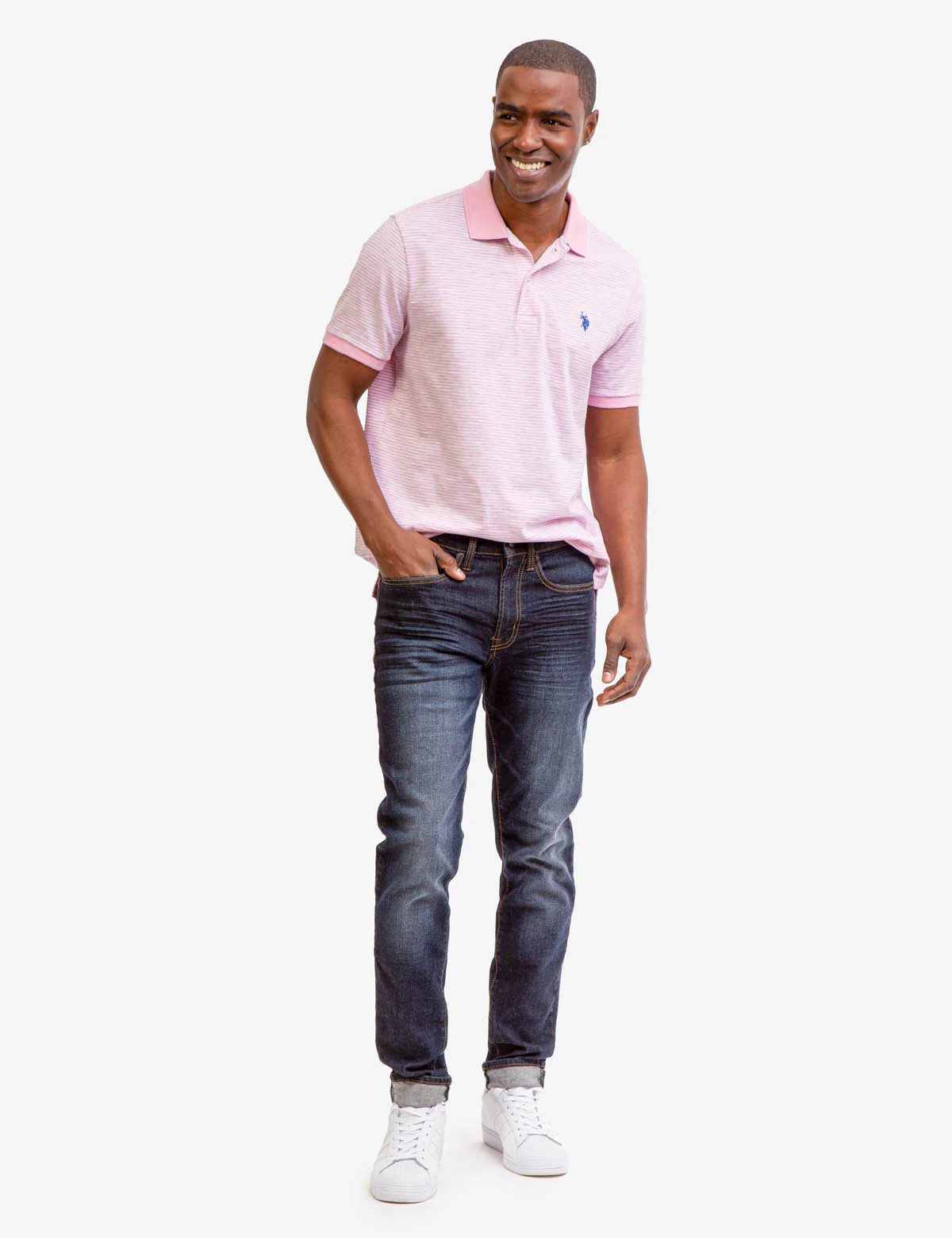 STRIPED SLUB JERSEY POLO SHIRT - Image 6