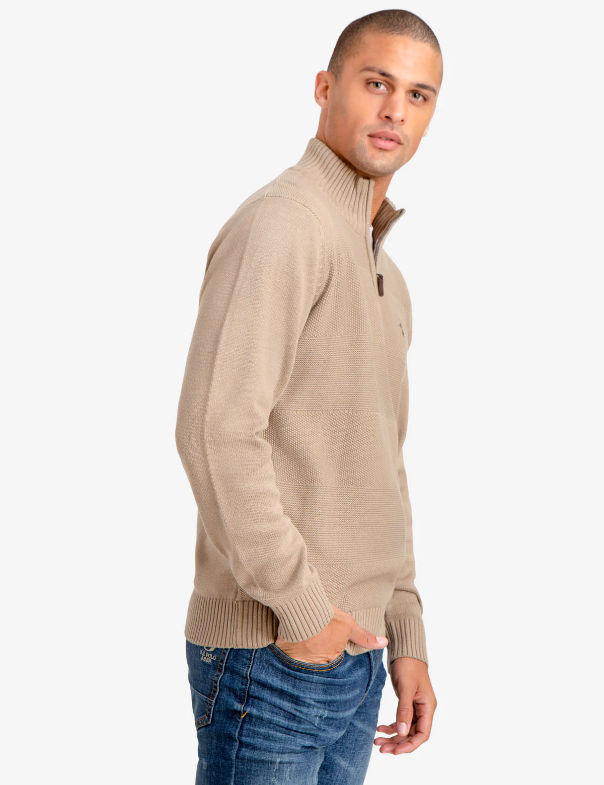 QUARTER ZIP SWEATER - Image 3