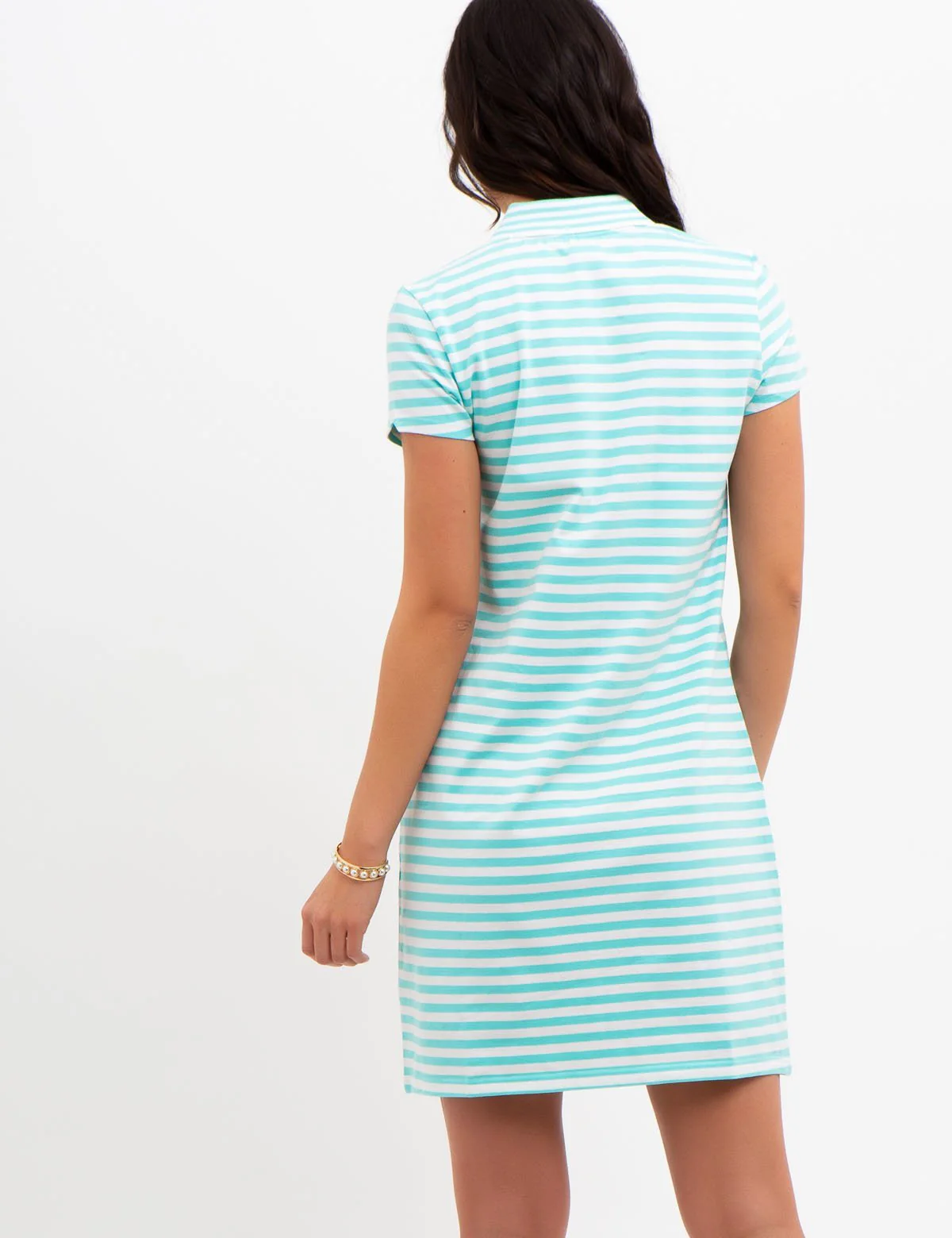STRIPED ZIP DRESS - Image 10