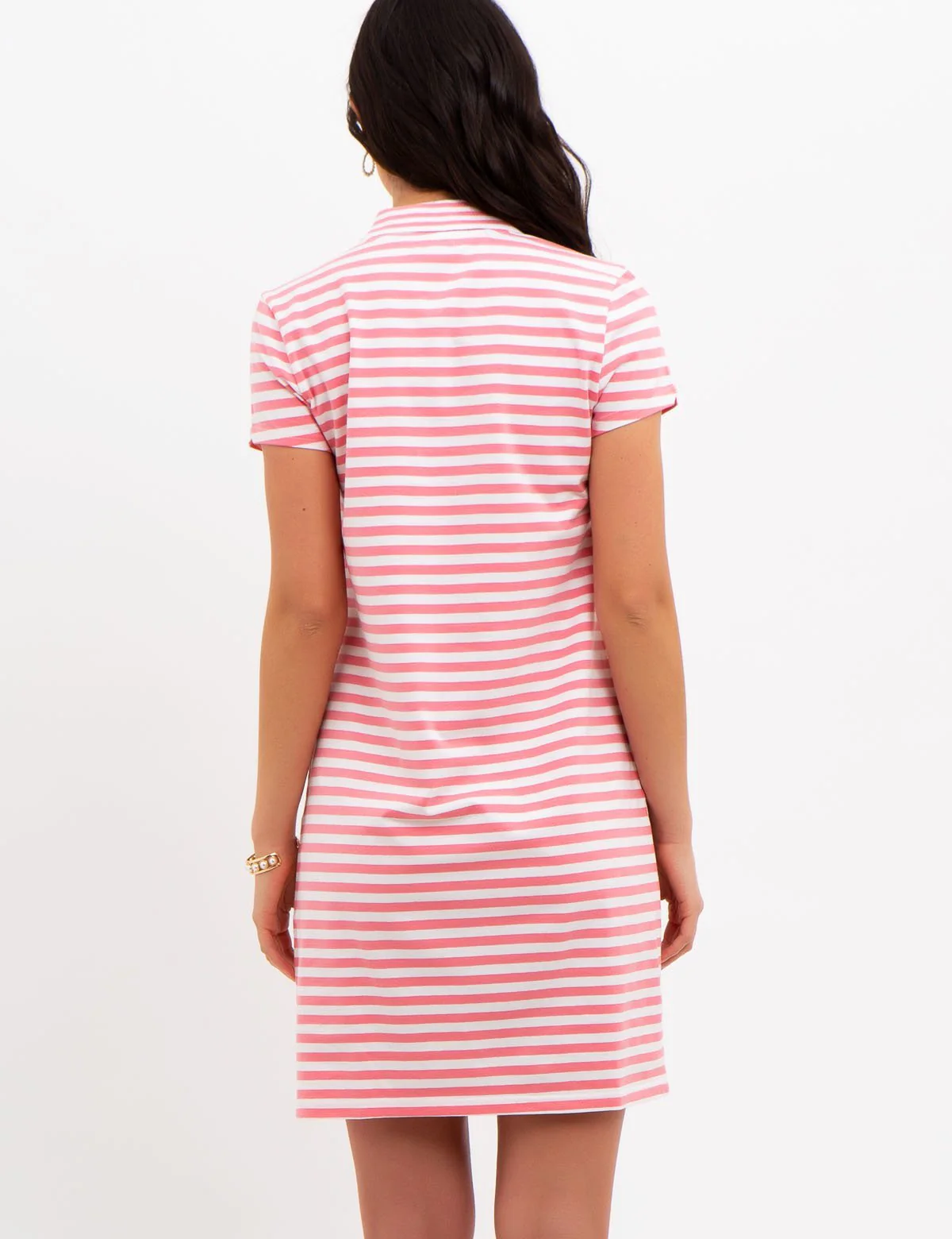 STRIPED ZIP DRESS - Image 4