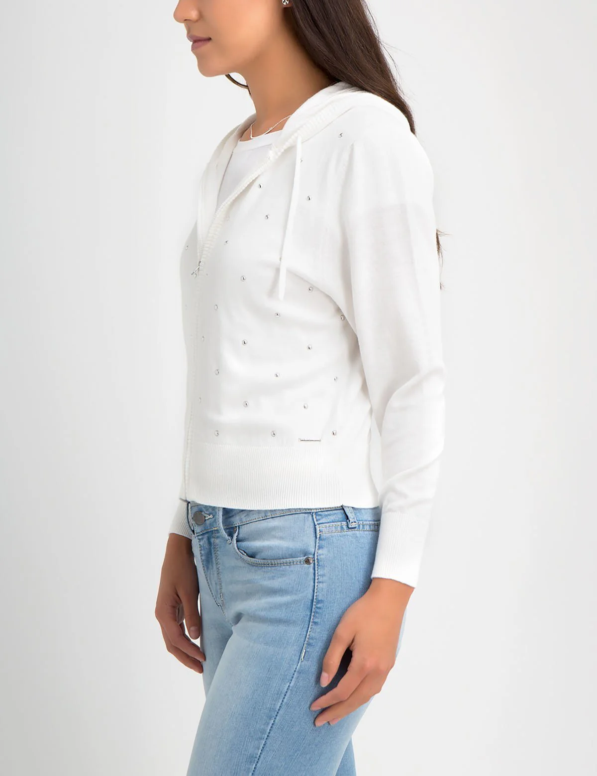 STUDDED HOODIE - Image 2