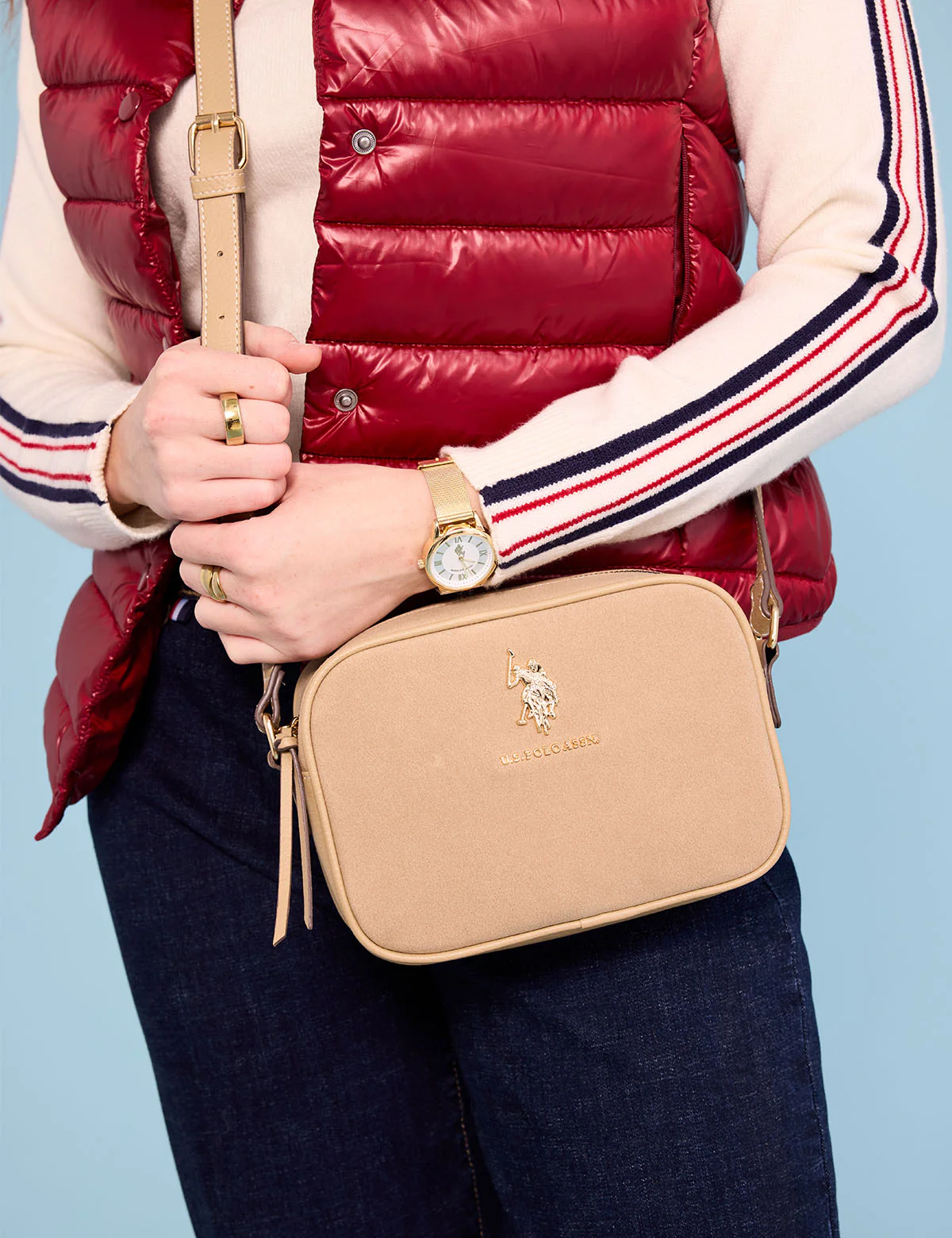 SUEDE CROSSBODY BAG