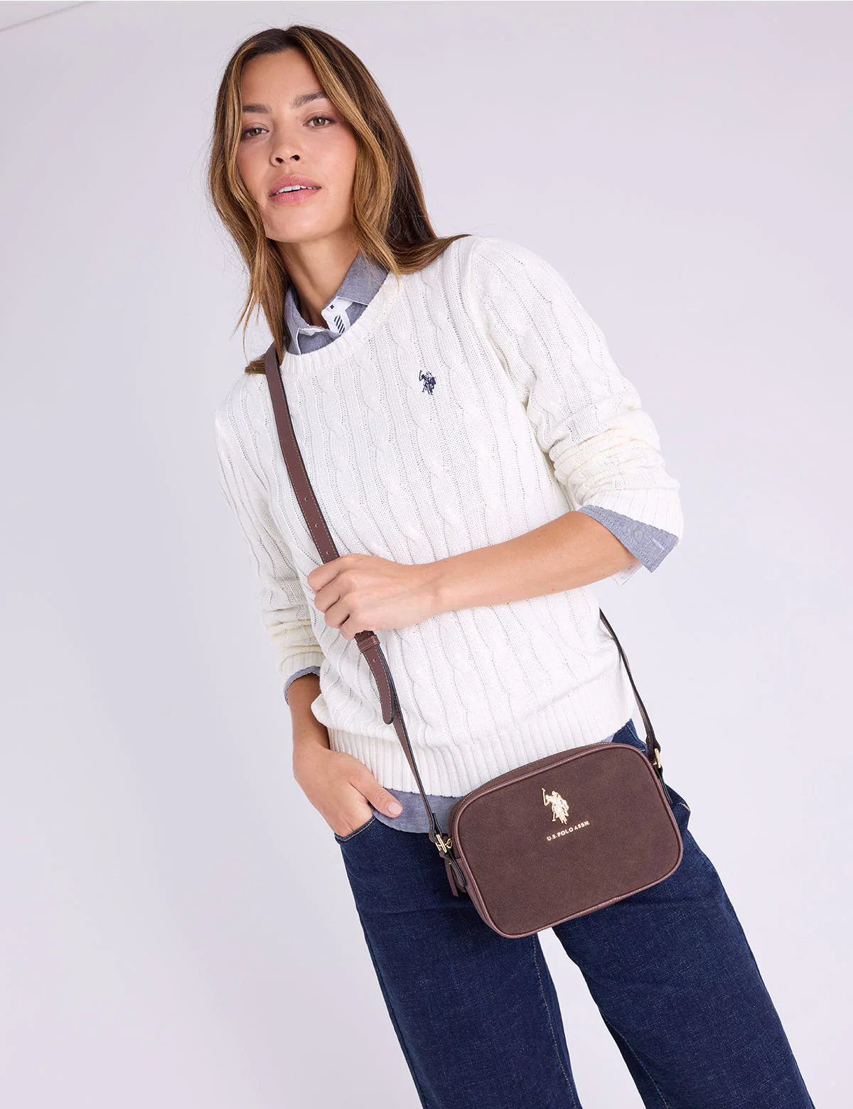 SUEDE CROSSBODY BAG - Image 8