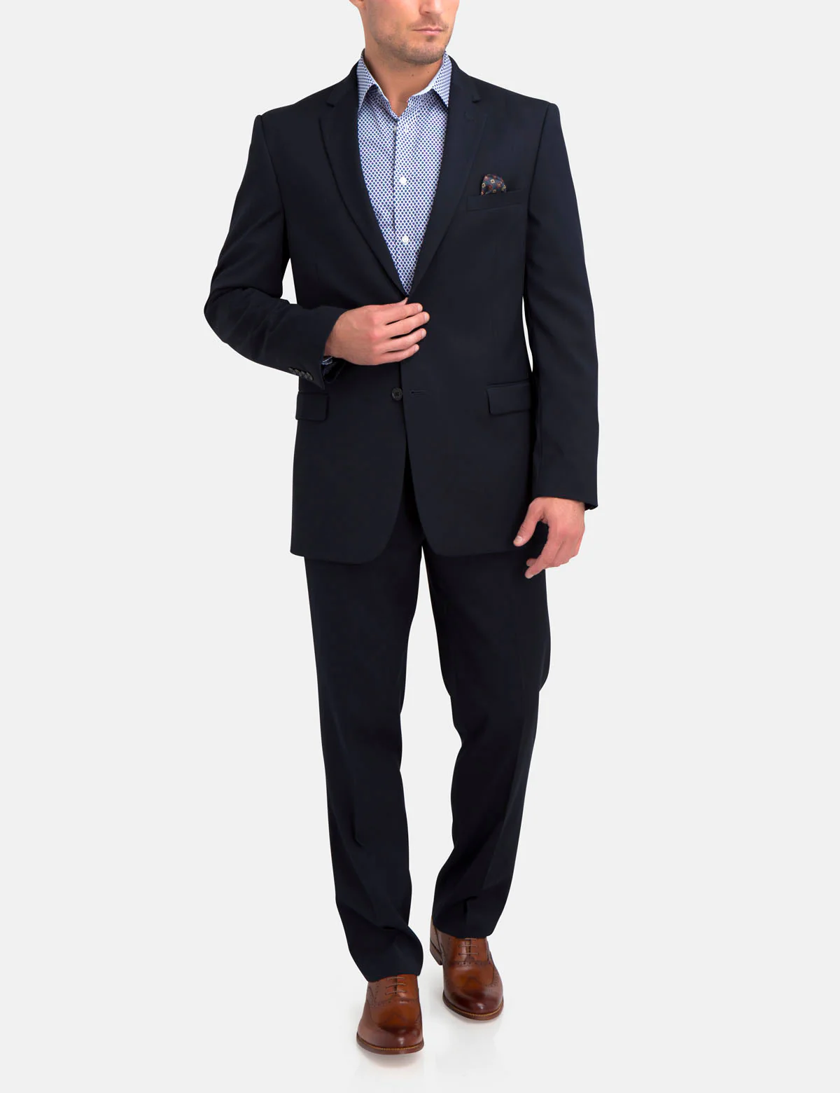 Classic Navy Suit Pant - Image 2