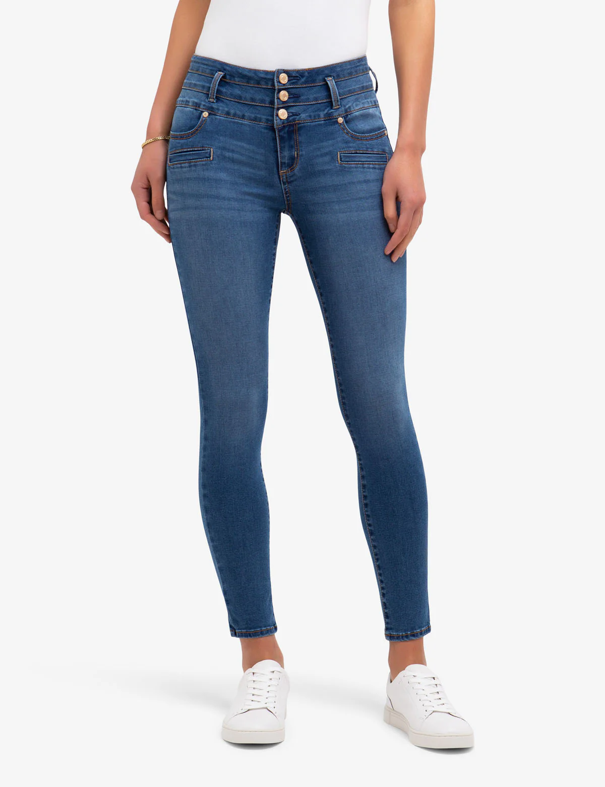 REPREVE® HIGH RISE STRETCH SUPER SKINNY JEANS