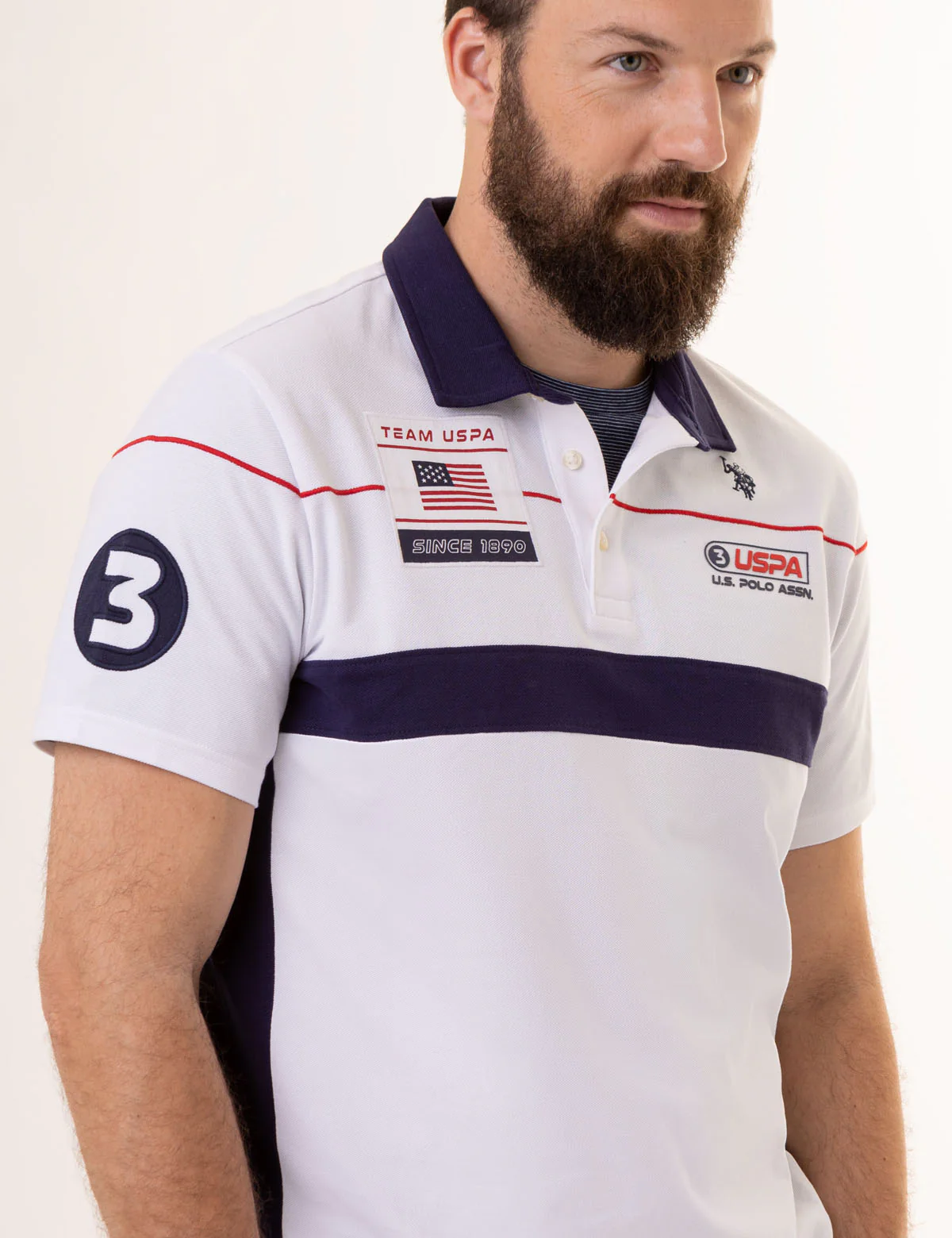 TEAM USPA GRAPHIC PIQUE POLO SHIRT - Image 2