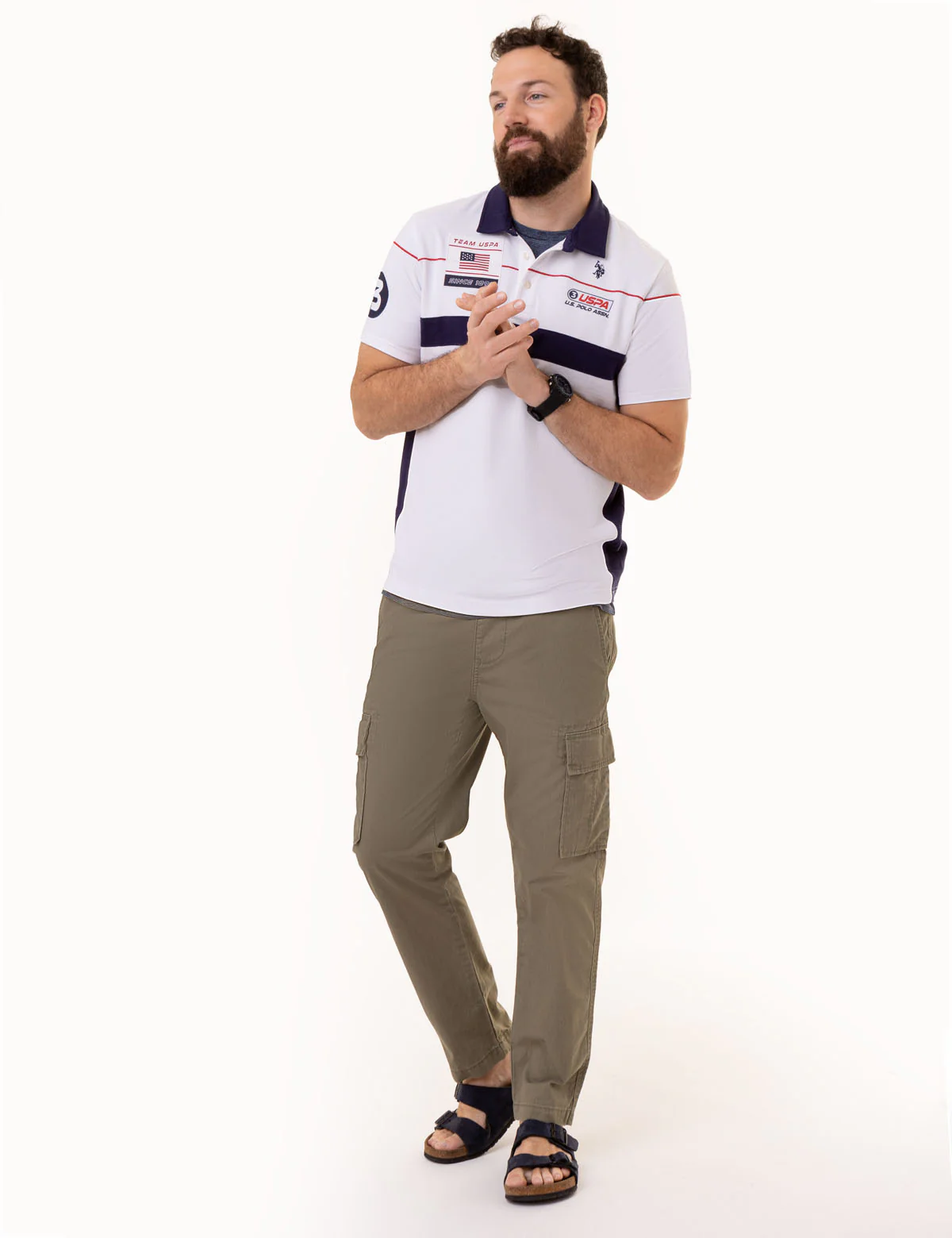 TEAM USPA GRAPHIC PIQUE POLO SHIRT - Image 3