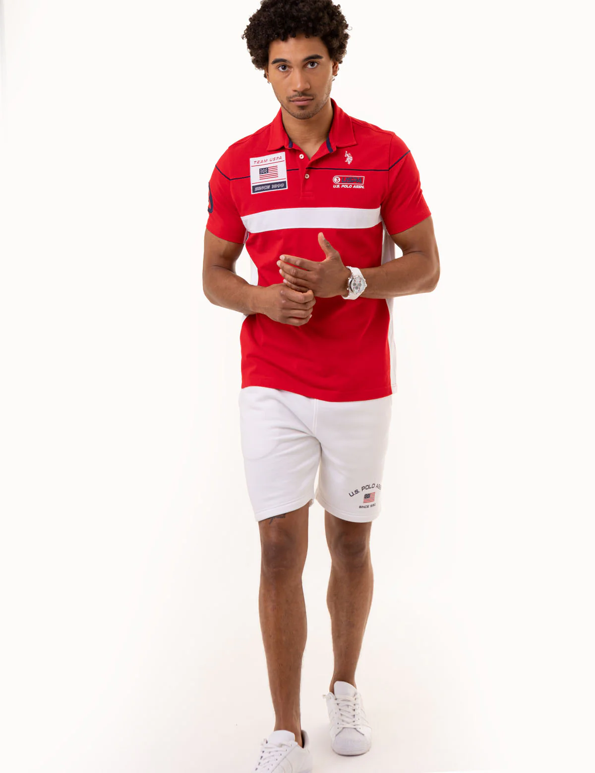 TEAM USPA GRAPHIC PIQUE POLO SHIRT - Image 8