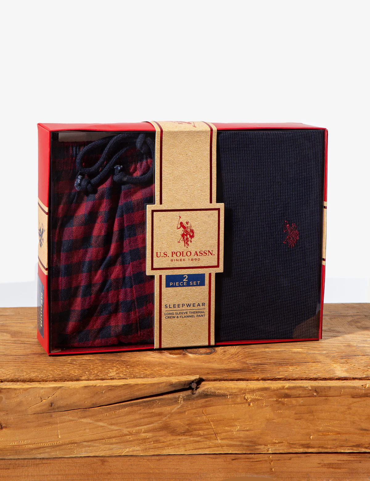 THERMAL TOP AND FLANNEL PANT SET - Image 2