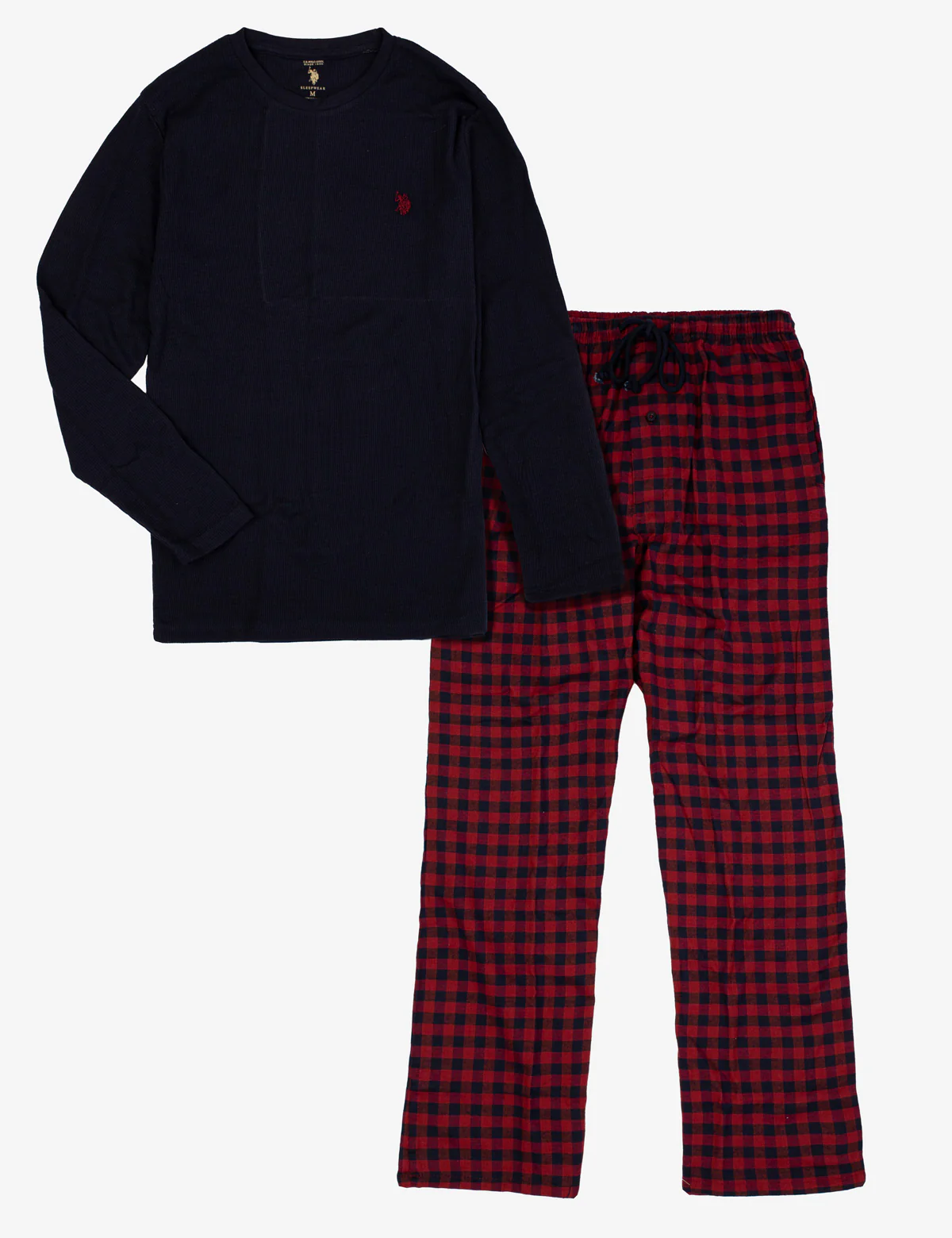 THERMAL TOP AND FLANNEL PANT SET - Image 3