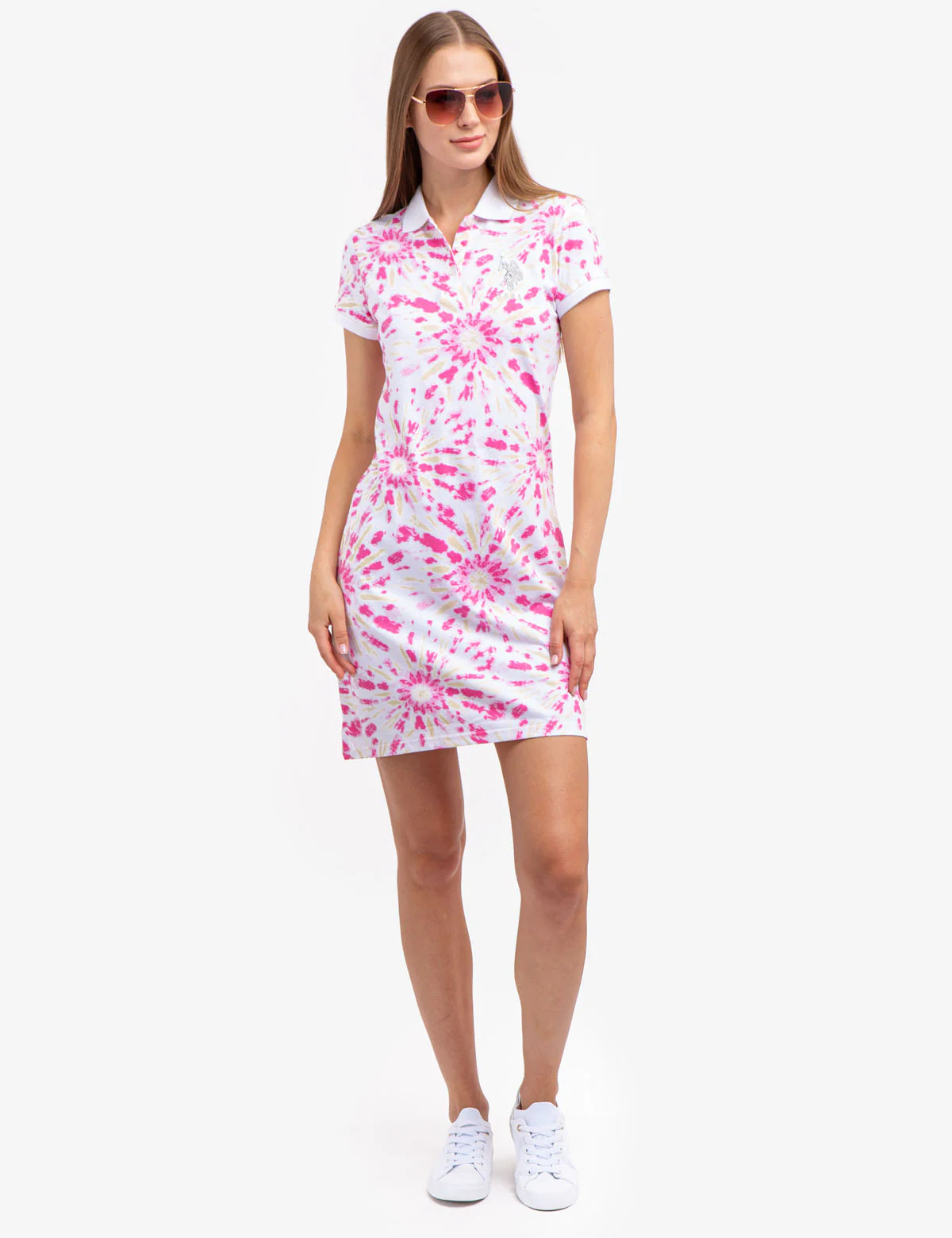 TIE DYE POLO DRESS - Image 5