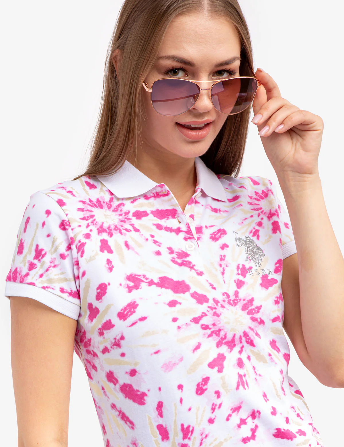 TIE DYE POLO DRESS - Image 6