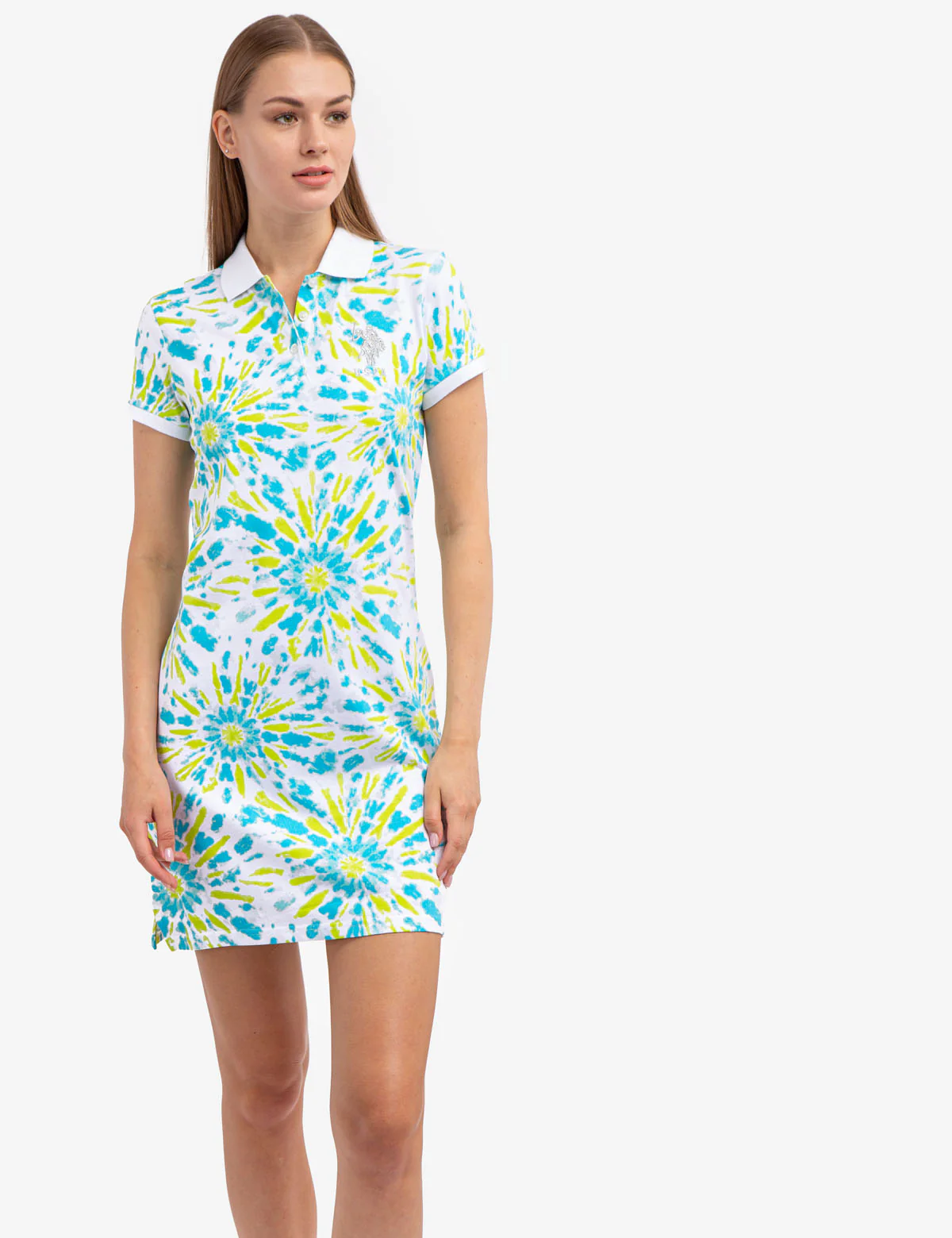 TIE DYE POLO DRESS - Image 7