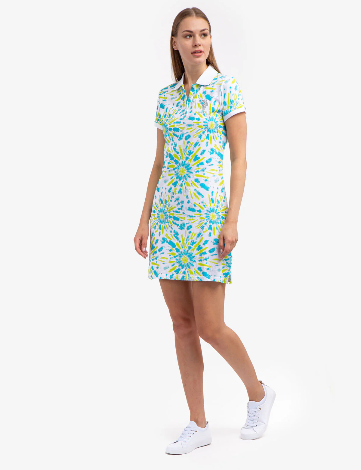 TIE DYE POLO DRESS - Image 9