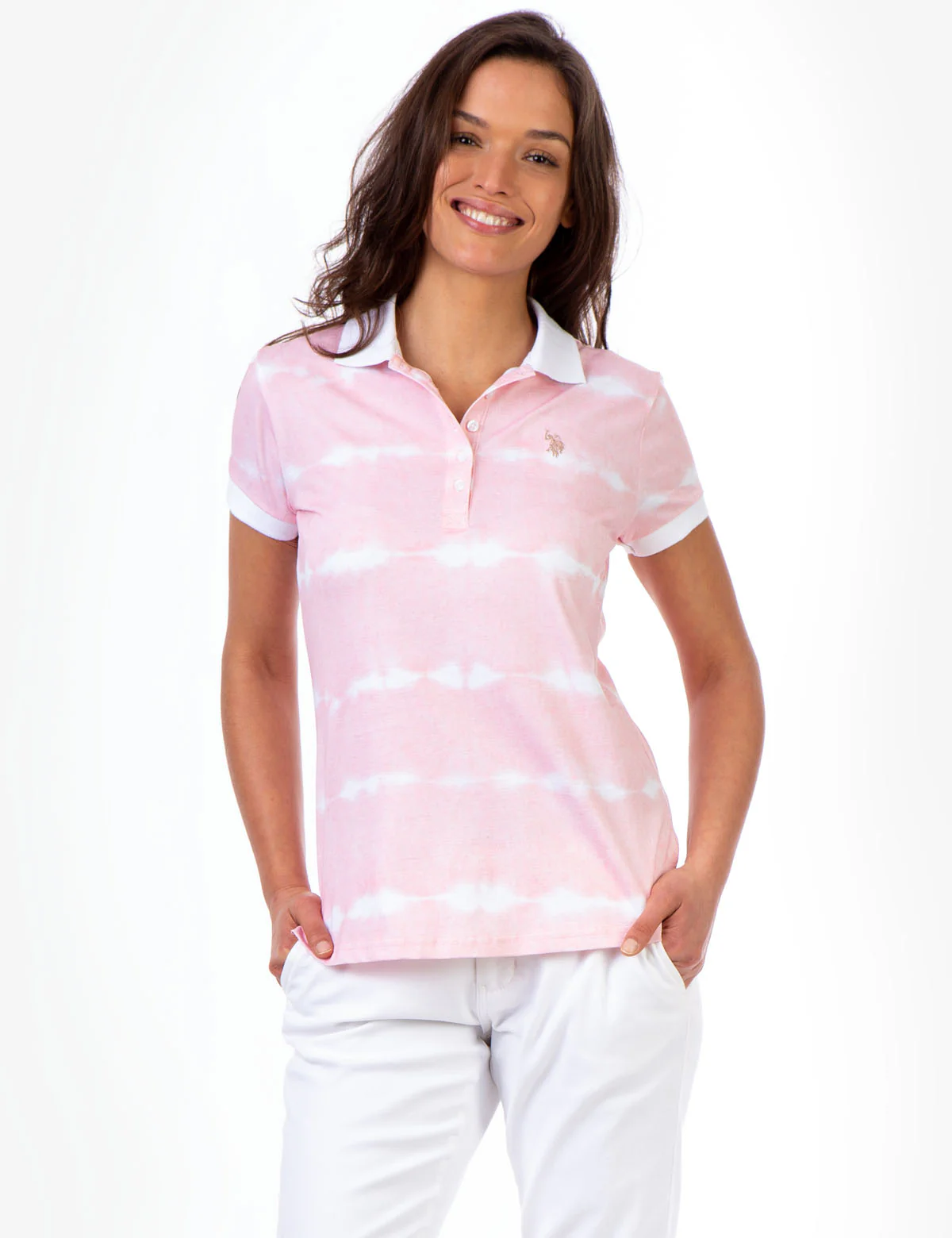 TIE DYE POLO SHIRT