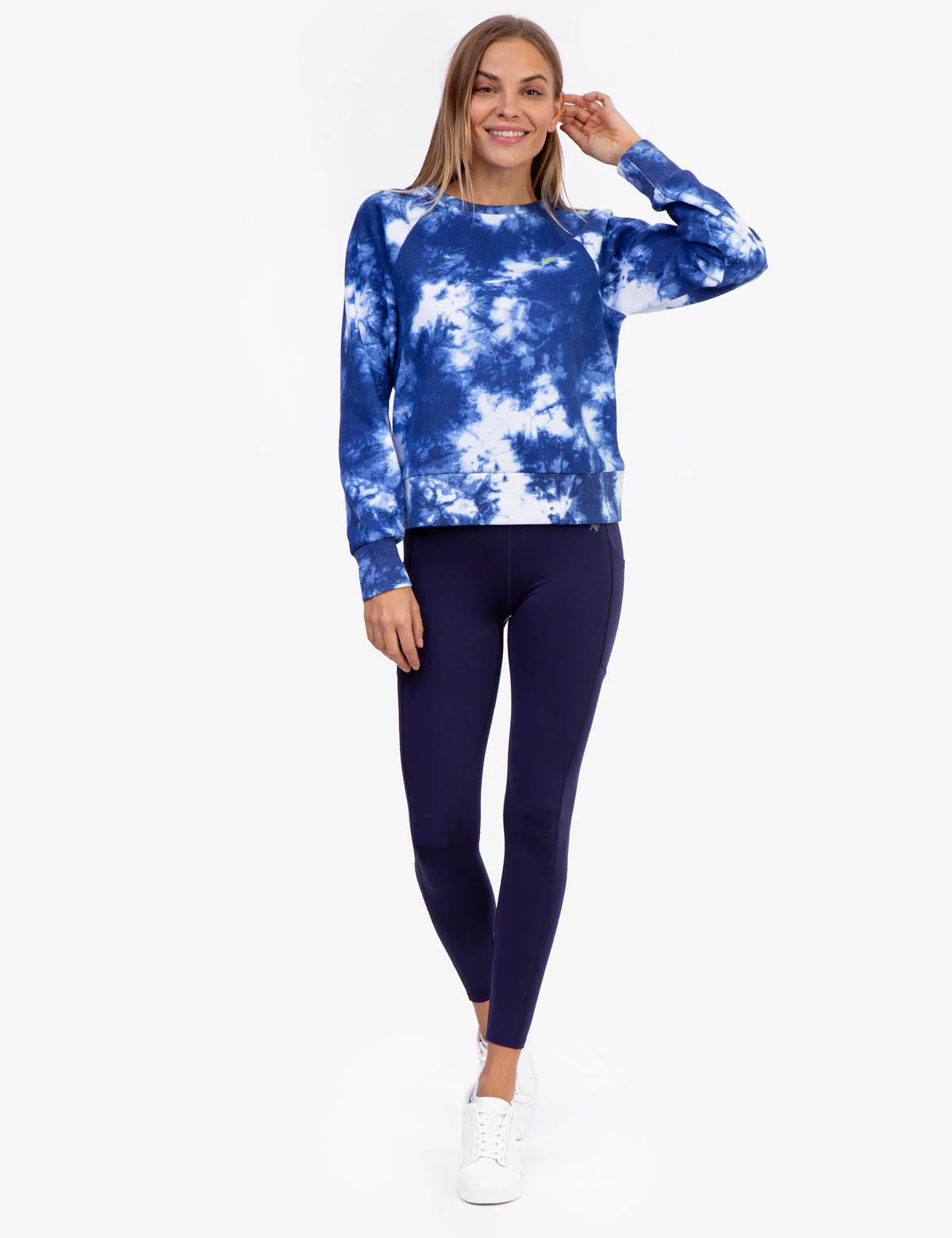 TIE DYE RAGLAN CREW NECK SWEATSHIRT - Image 14